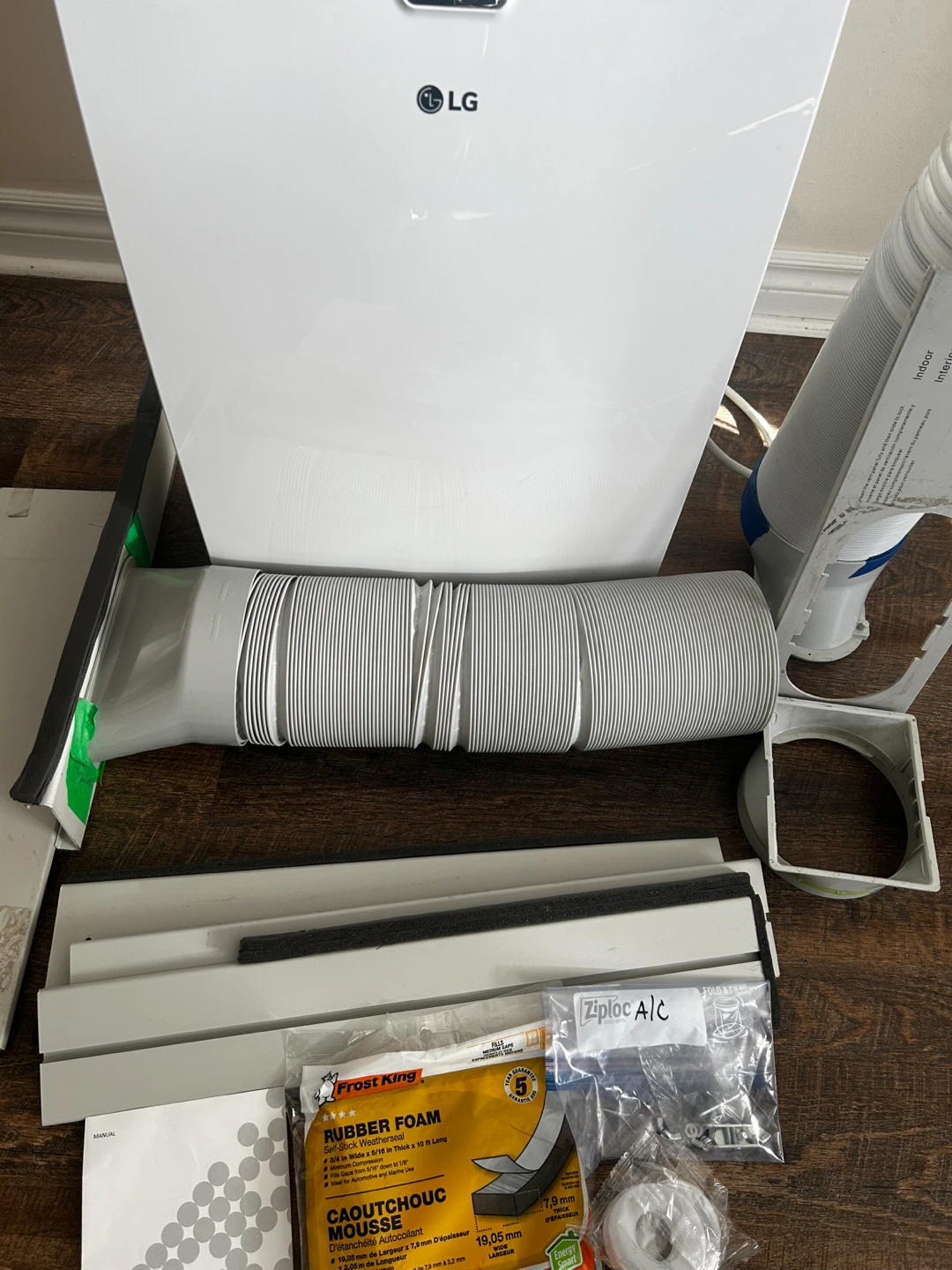 LG Portable Air Conditioner/Fan(10,200 BTU+Full Window Kits) - photo 4
