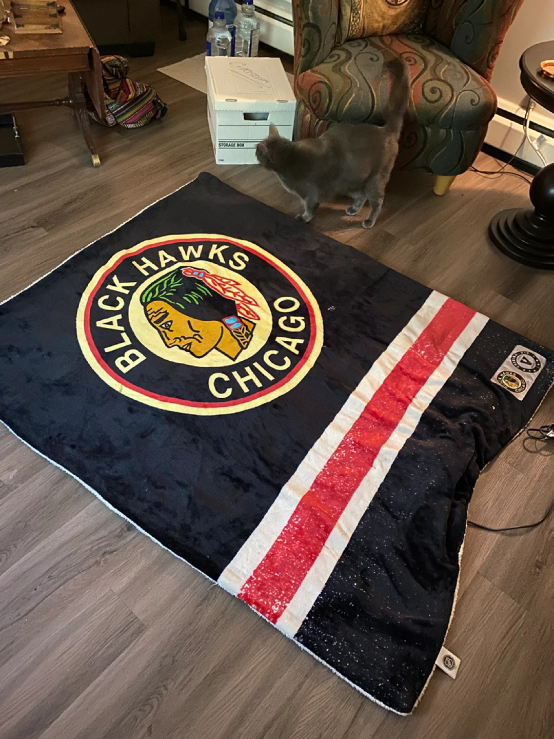 Chicago Blackhawks Heated Throw Blanket