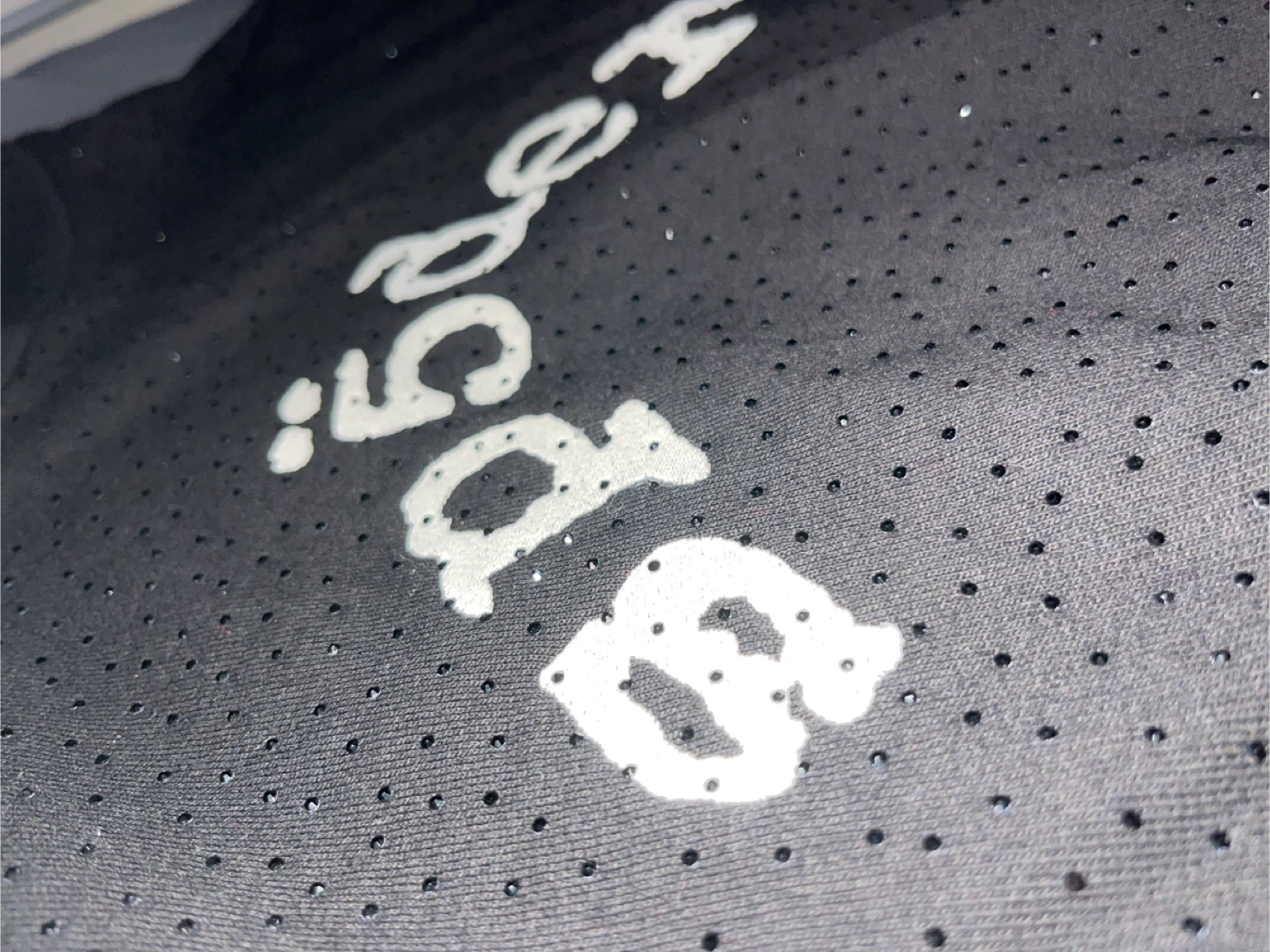 SP5DER Black Perforated Hoodie - photo 2
