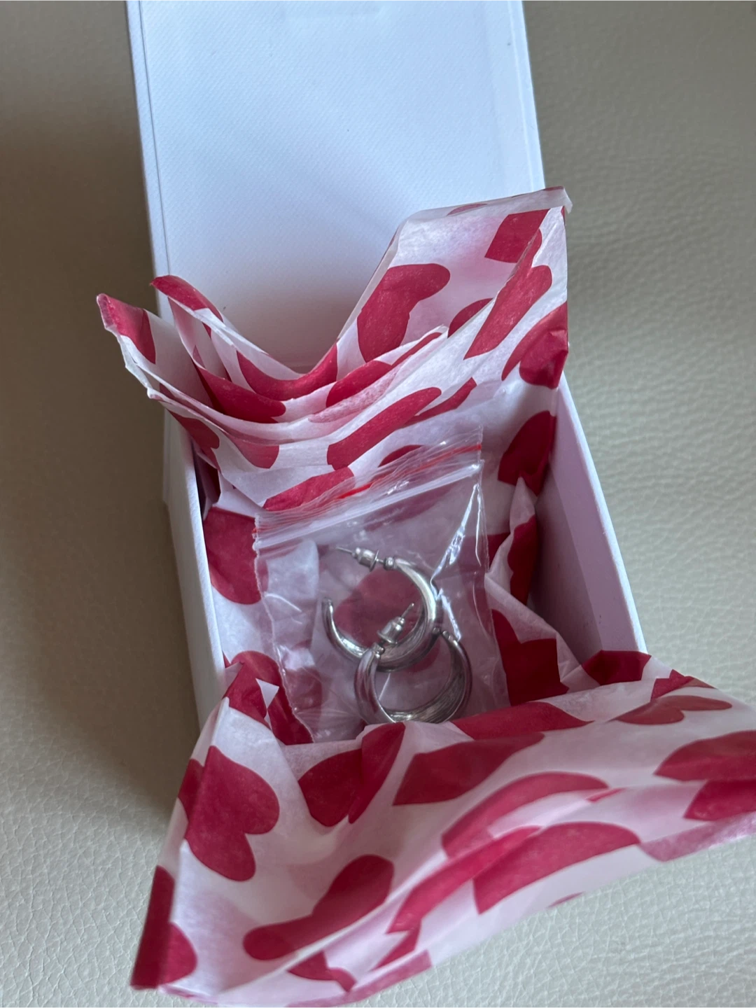 Chunky Hoop Earrings - Silver with Mejuri box - photo 4
