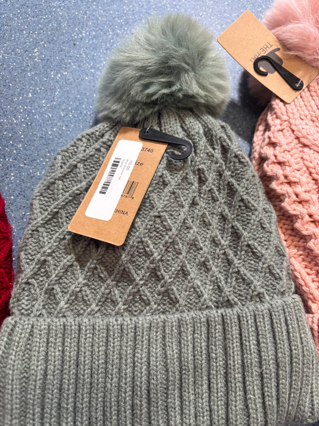 THE HAT Cable Knit Beanie with Pom Pom - photo 2