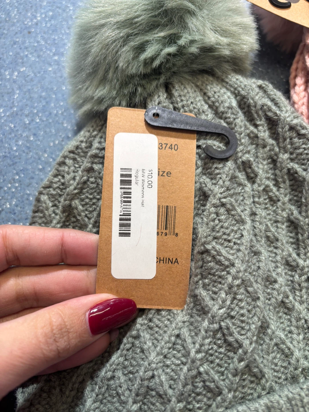 THE HAT Cable Knit Beanie with Pom Pom - photo 4
