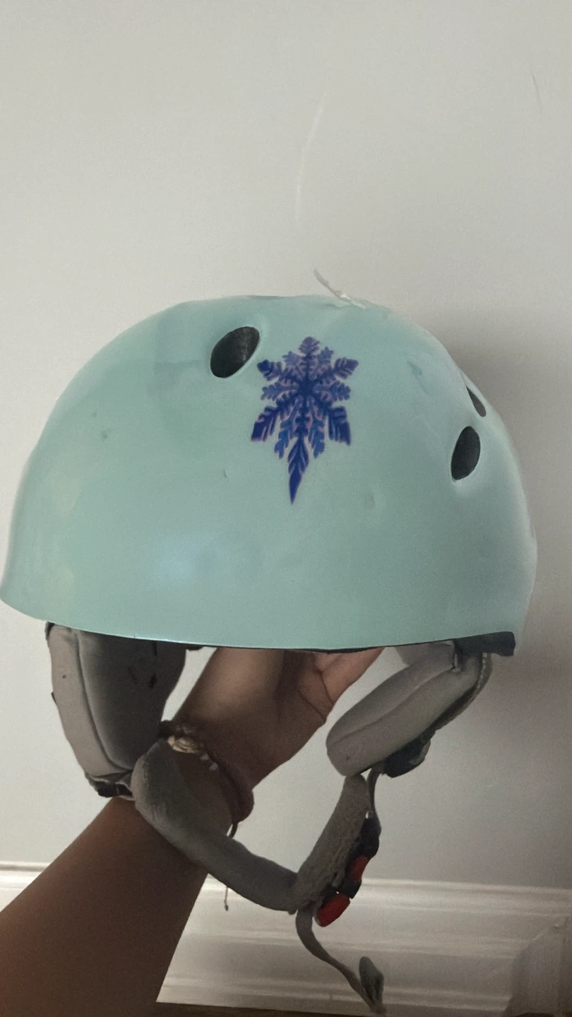 Light Blue Snowflake Helmet - photo 3