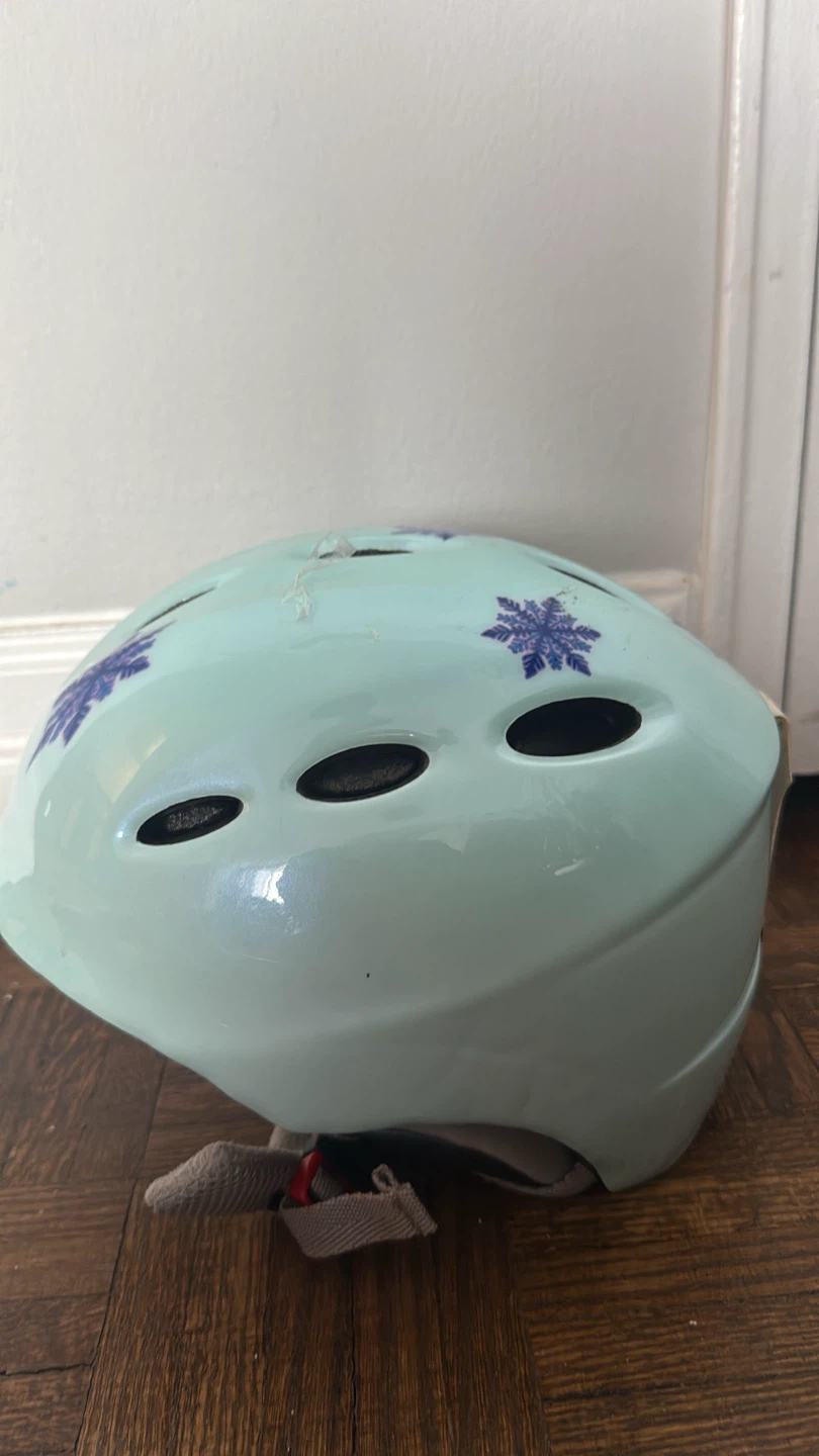 Light Blue Snowflake Helmet - photo 2