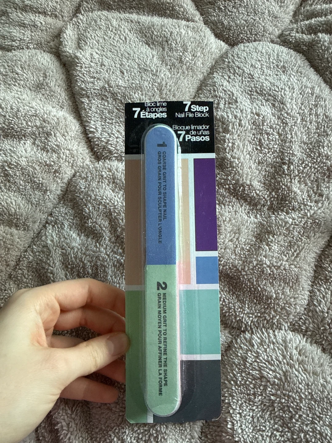 7 Step Nail File Block