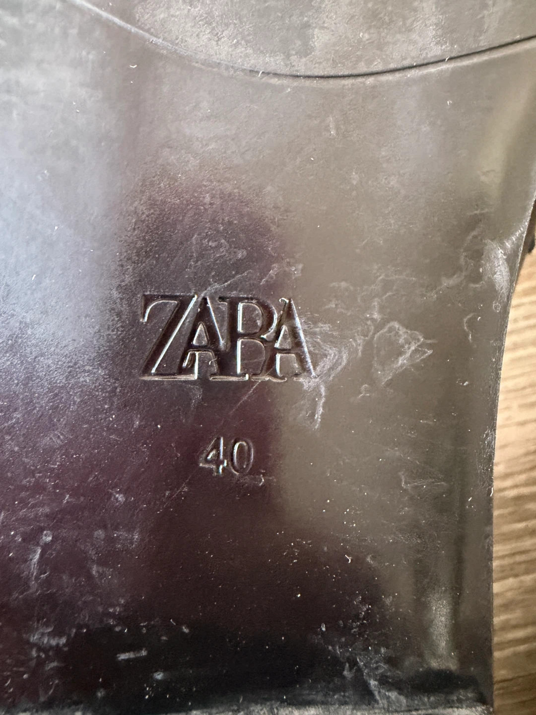 ZARA Black Loafers - Size 40