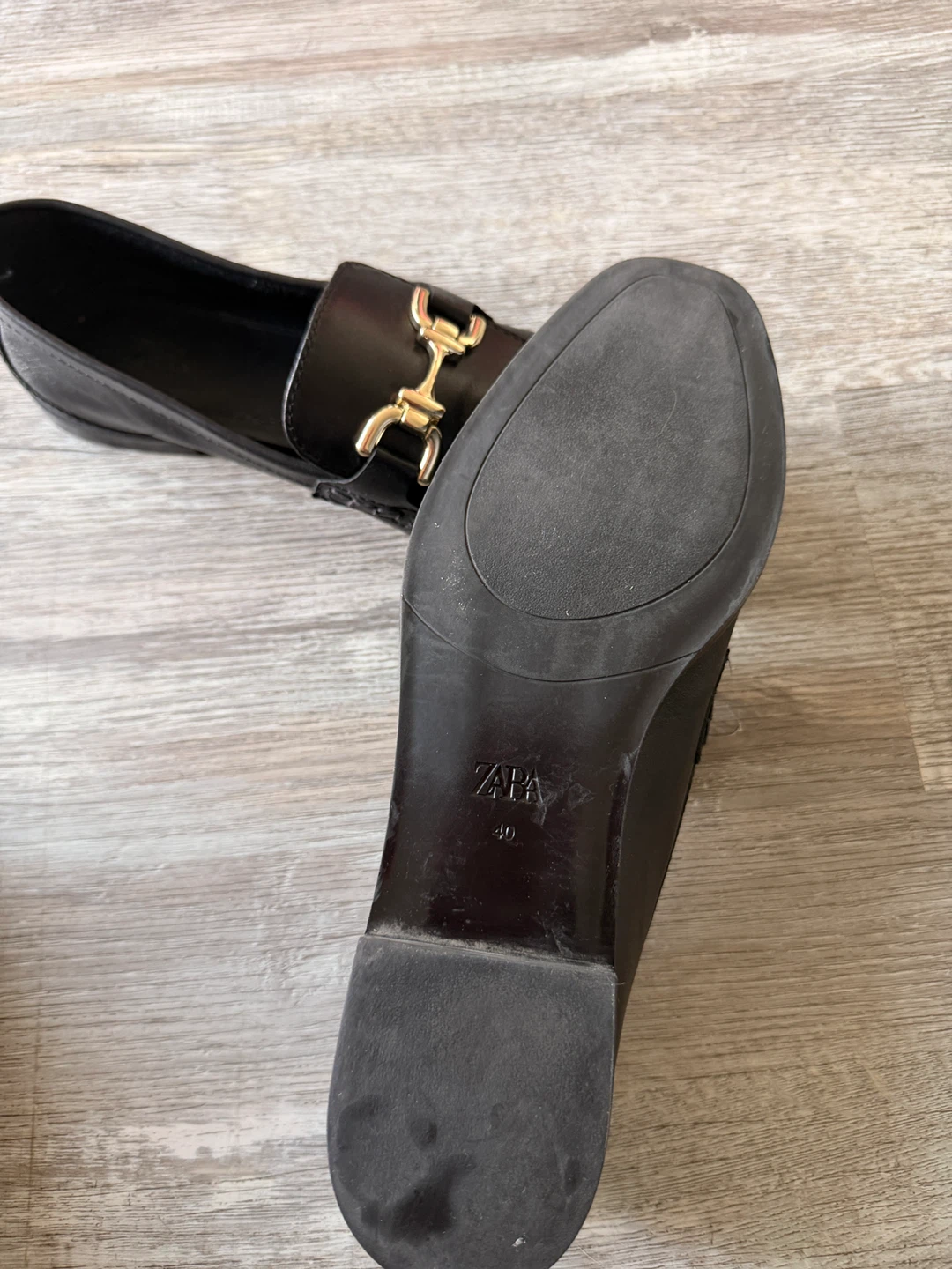 ZARA Black Loafers - Size 40 - photo 3