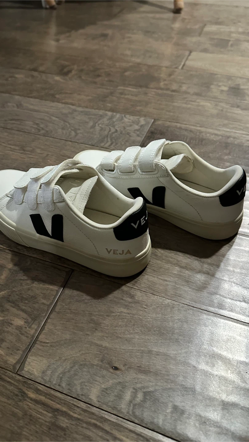 Veja White Velcro Sneakers - Size 36 - photo 4