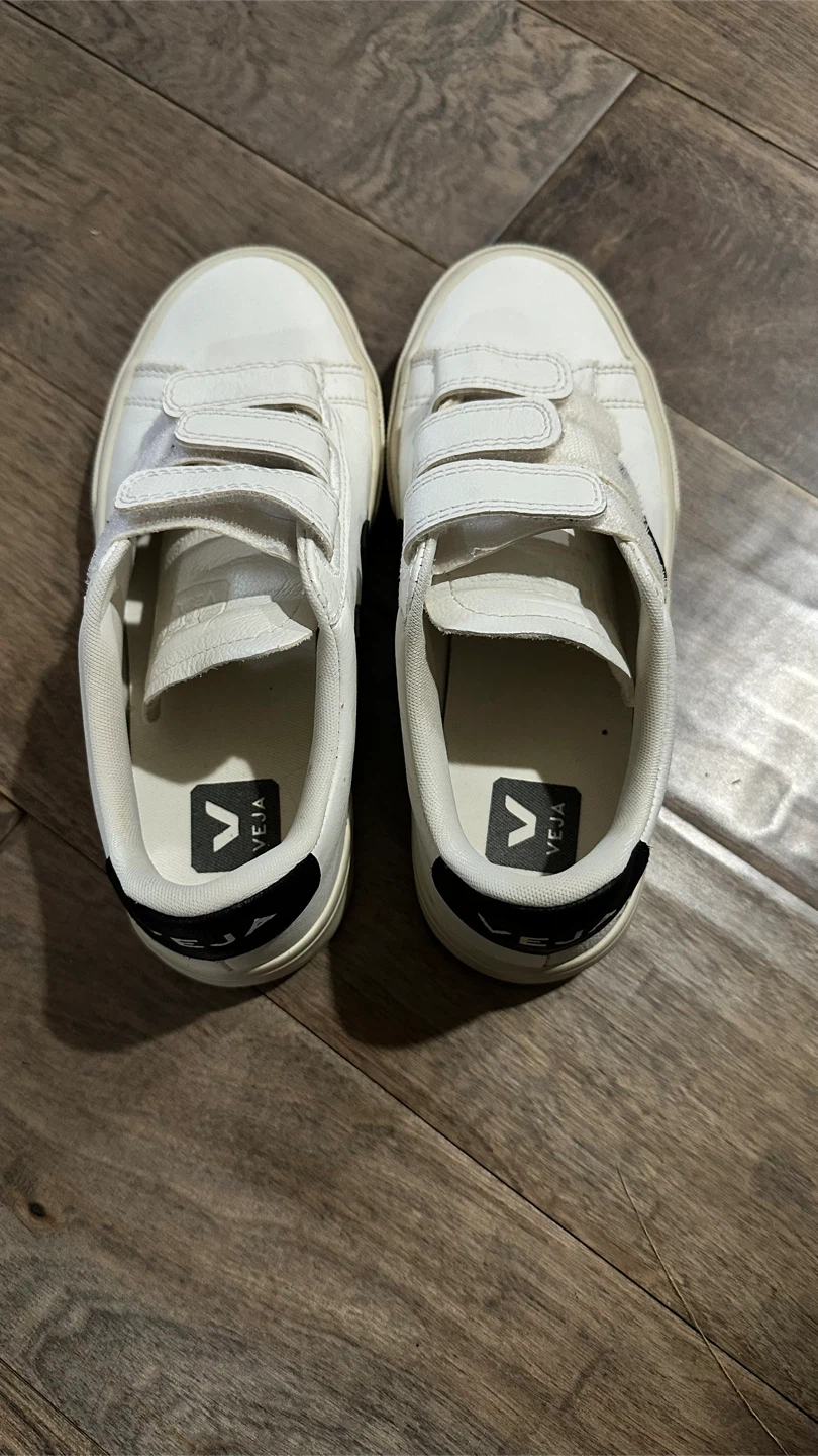 Veja White Velcro Sneakers - Size 36 - photo 3