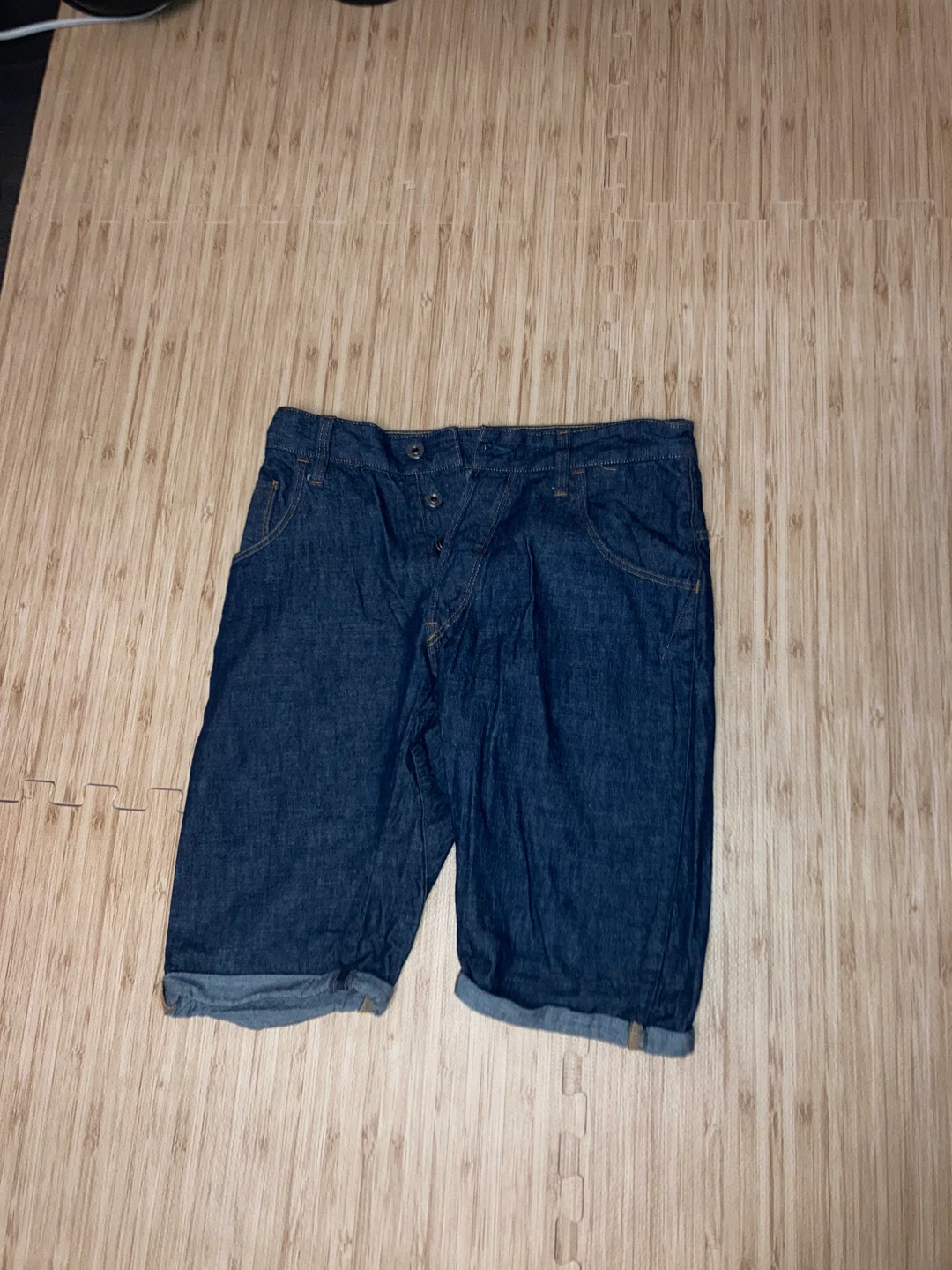 G star raw jean shorts