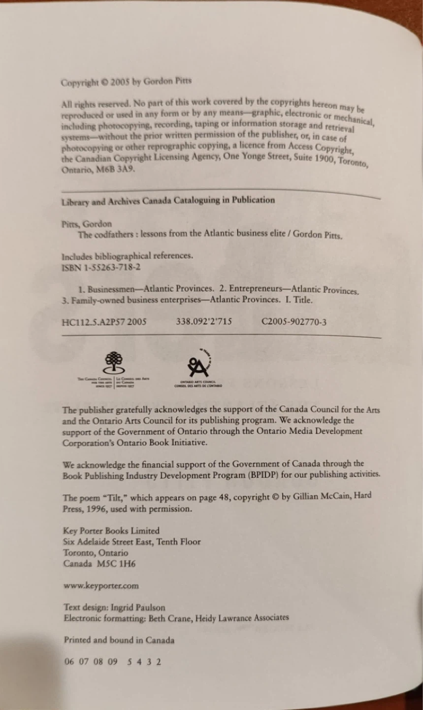 The Codfathers: Lessons from the Atlantic Business Elite - photo 2