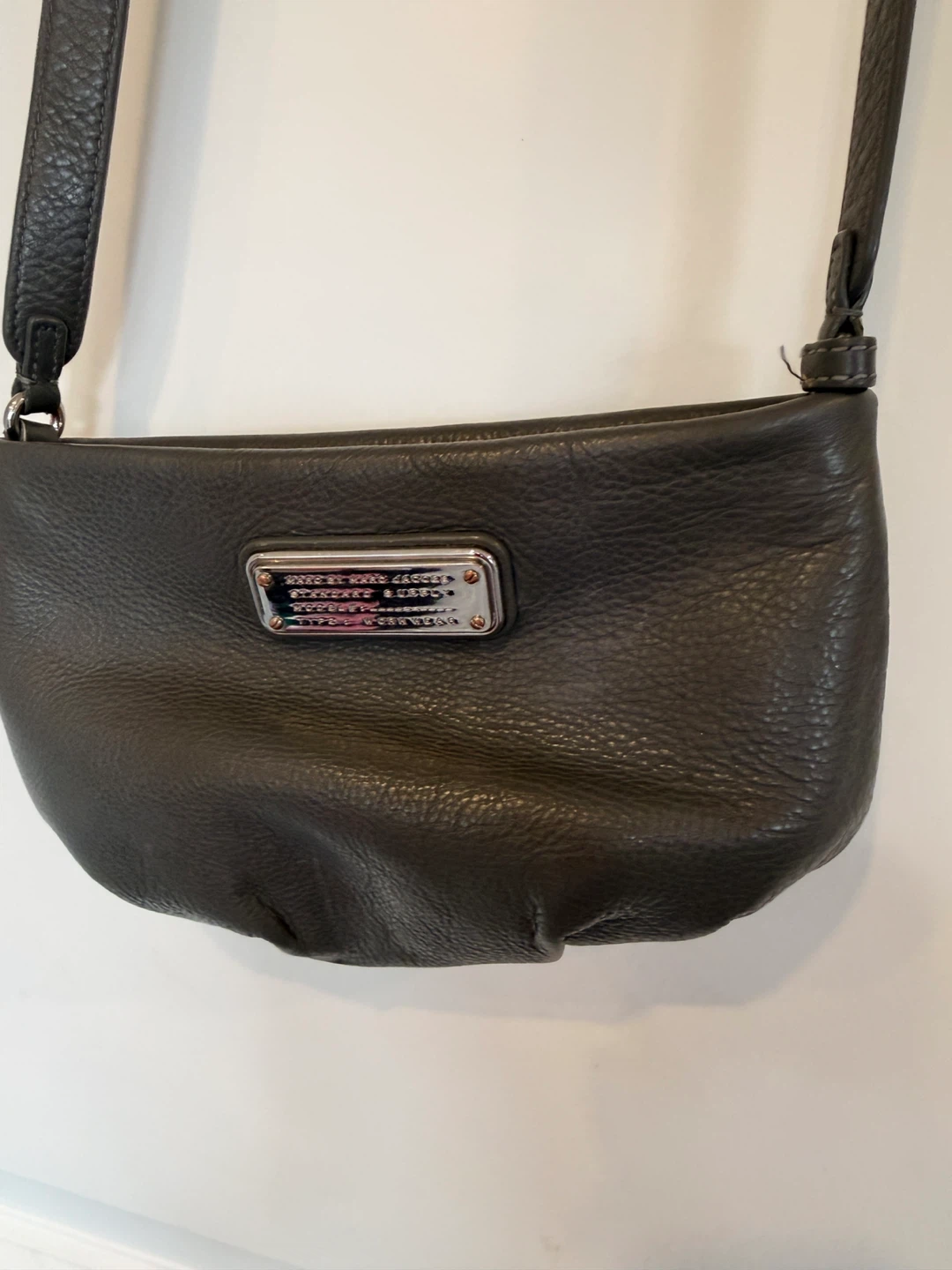 Marc by Marc Jacobs Grey Leather Crossbody Bag - photo 5