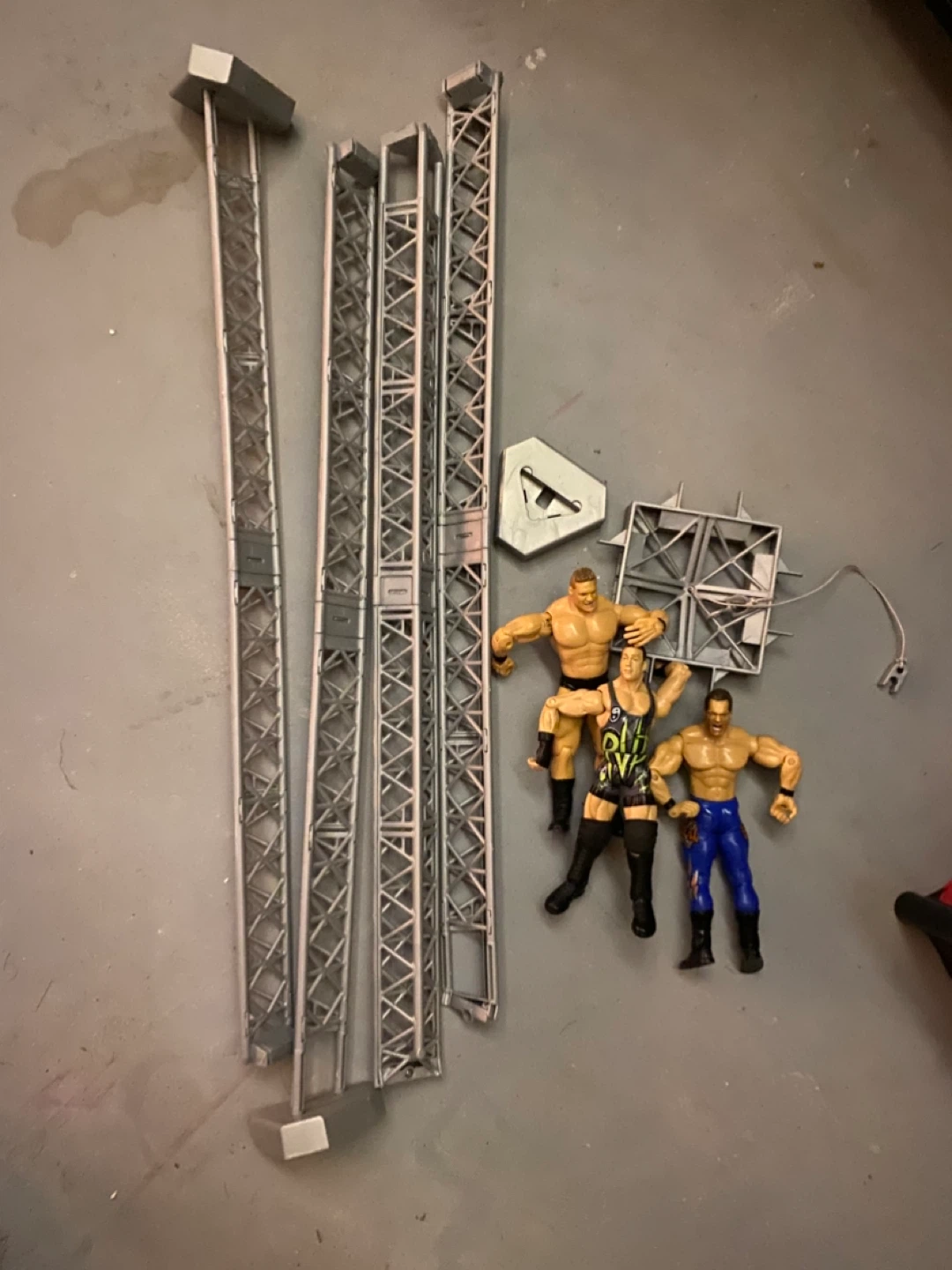 🏆WWE Wrestling Ring Playset with Figures and Accessories - photo 3
