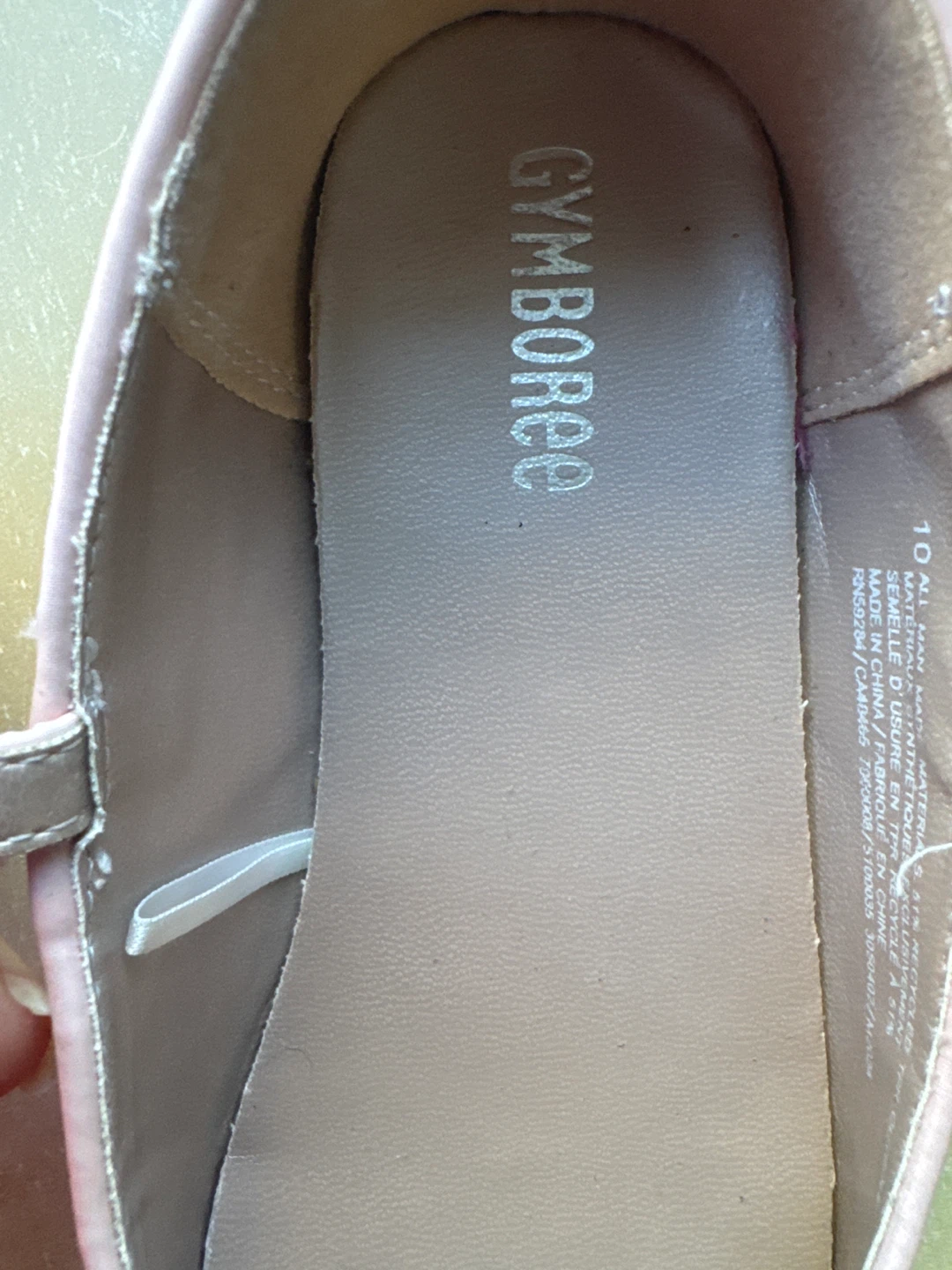 Gymboree Pink Glitter Mary Jane Shoes Size 10 - photo 3