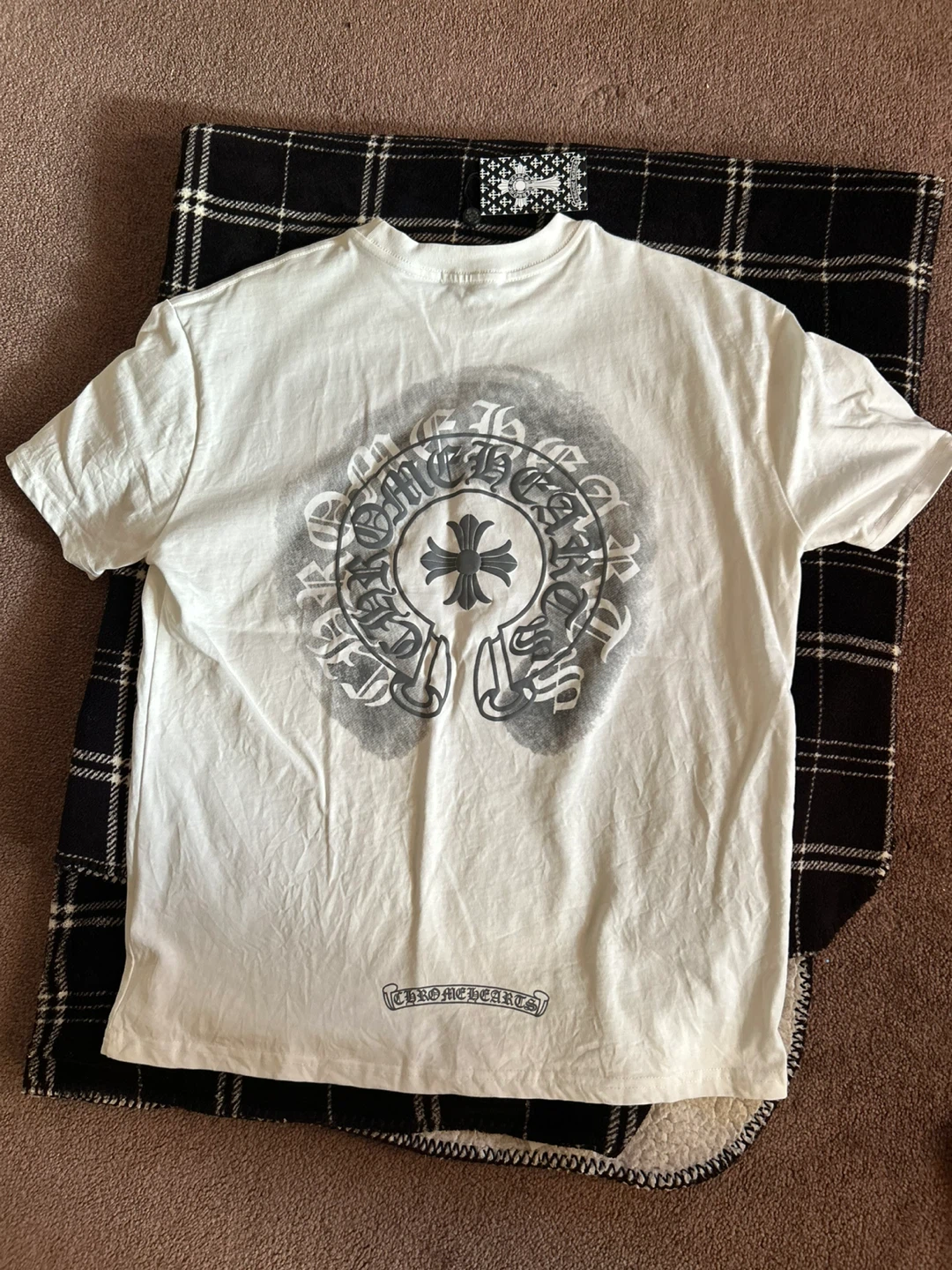 Chrome Hearts Horseshoe Logo T-Shirt White Size S - photo 2