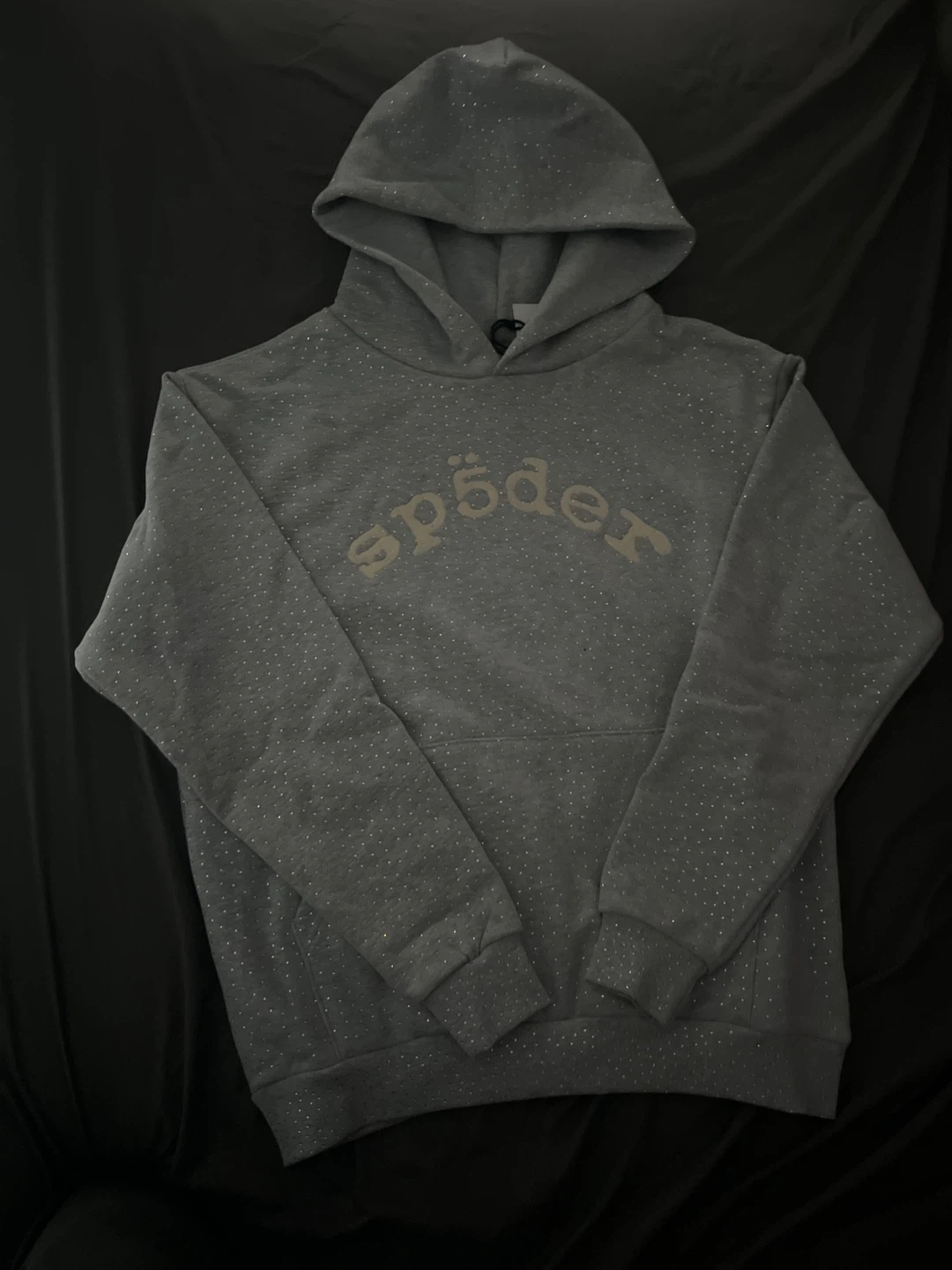 Sp5der Rhinestone Hoodie