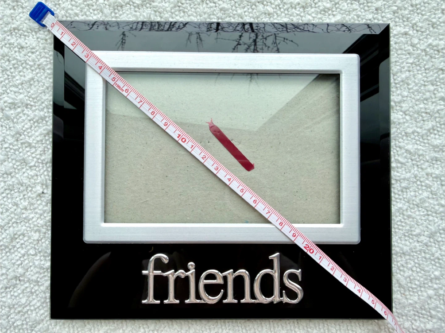 Black and Silver Tone Friends Picture Frame Holds - photo 5