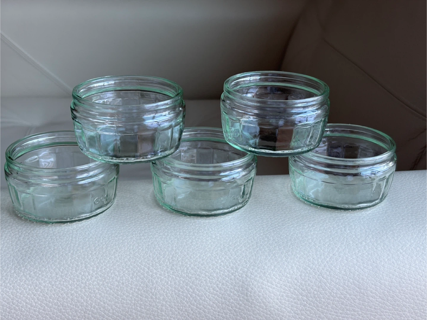 Glass crème brûlée ramekins - Set of 5 /100 ml