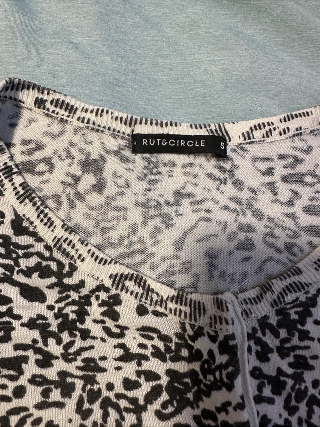 Rut & Circle Patterned Cardigan — Size S - photo 2