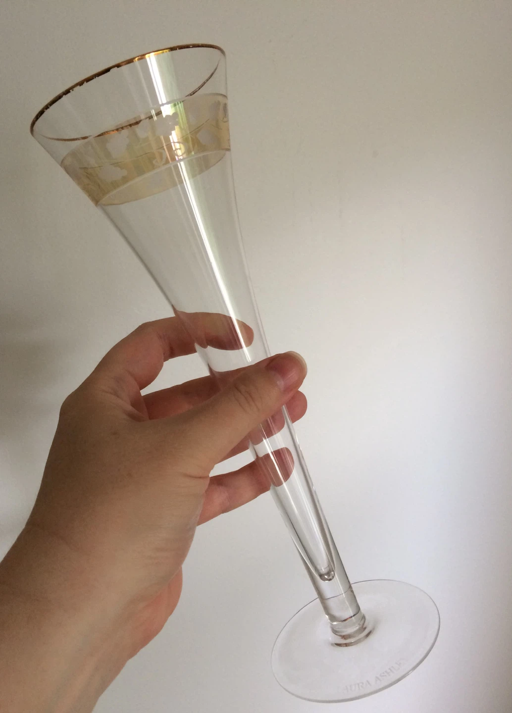 Vintage Laura Ashley Champagne Flutes - photo 3