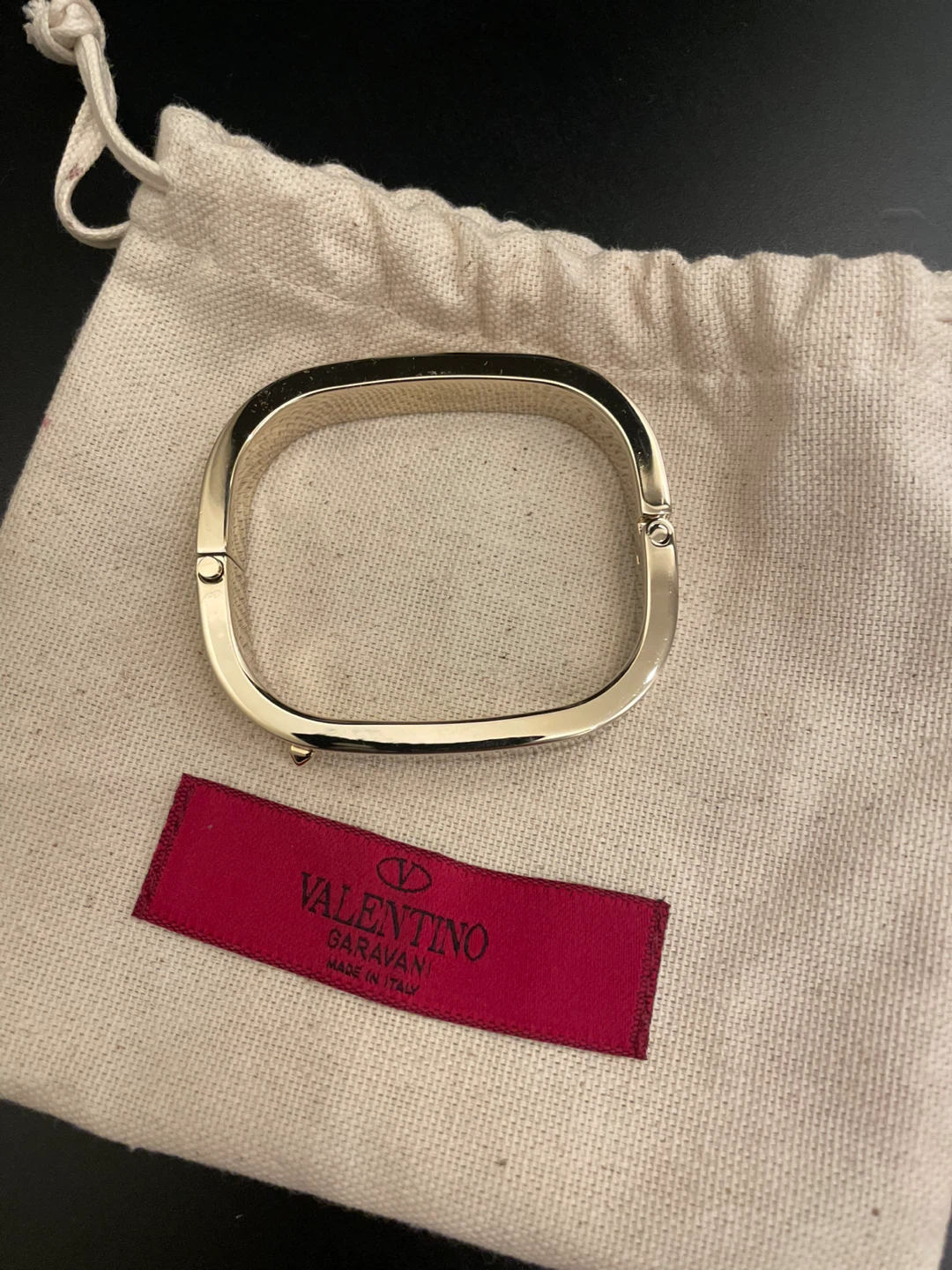Valentino Garavani Gold Tone Bangle Bracelet - photo 2
