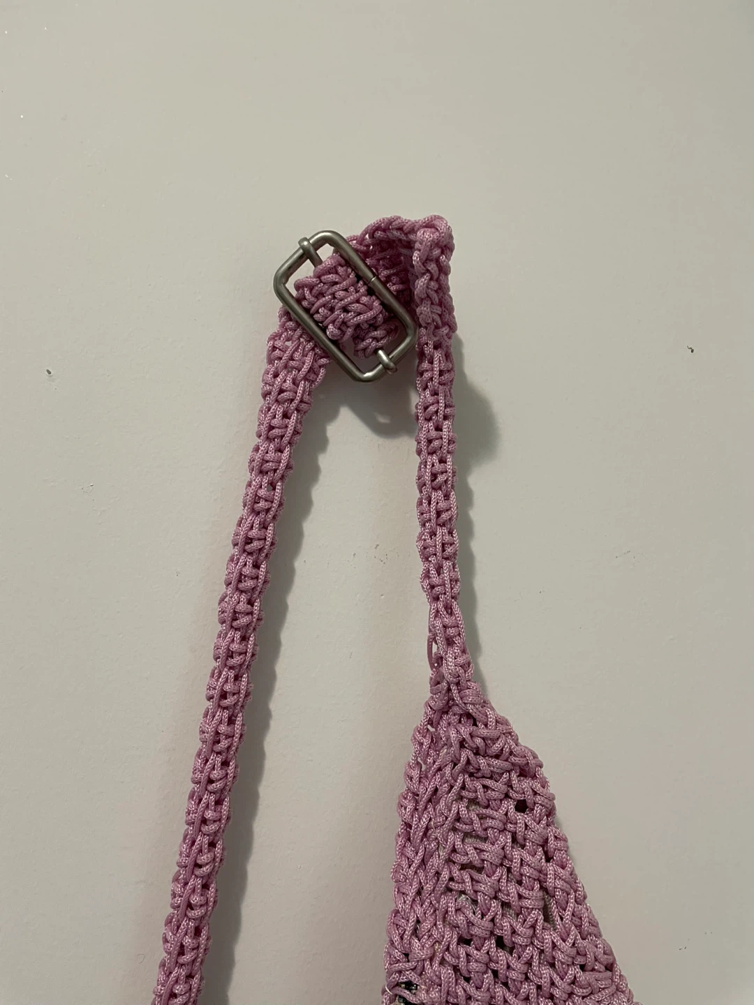 Crocheted Bag - Pink and Tan🏆 - photo 3