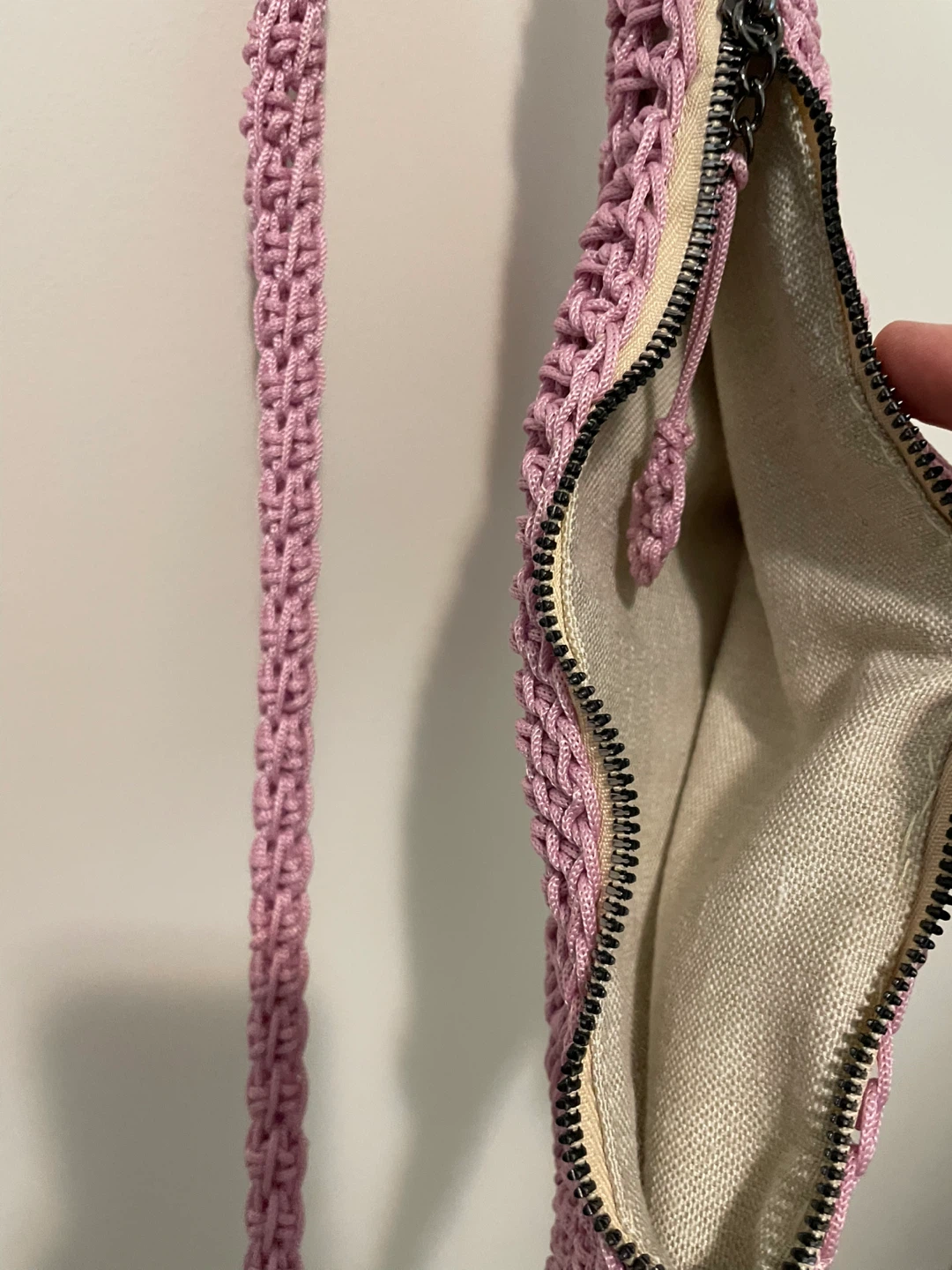 Crocheted Bag - Pink and Tan🏆 - photo 4