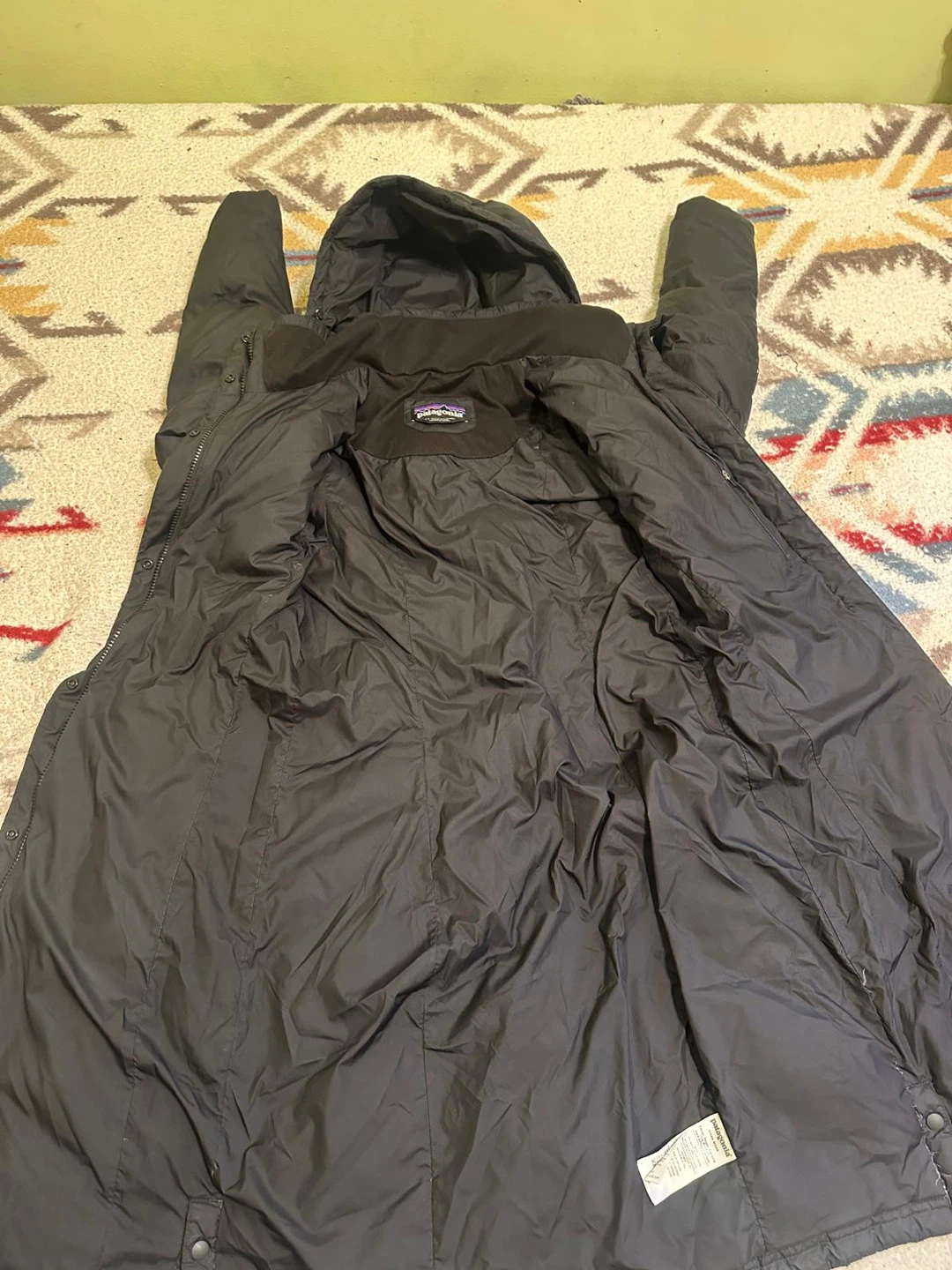 Patagonia Black Down Parka Coat - Women's 🏆 XS - photo 4