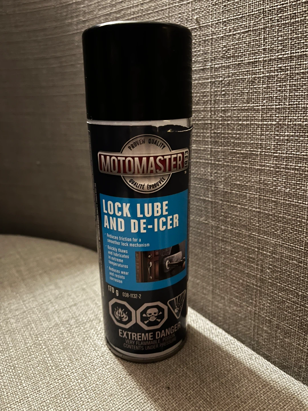 🏆 Motomaster Lock Lube and De-Icer Spray - 170g