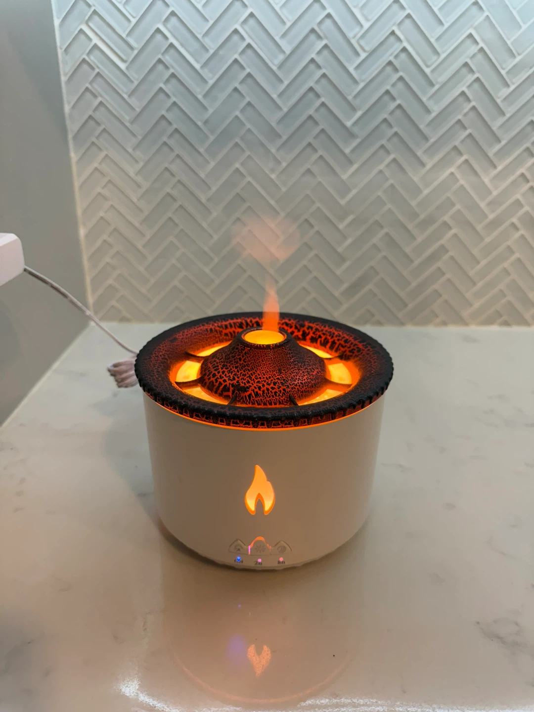 Flame Effect Aroma Diffuser humidifier