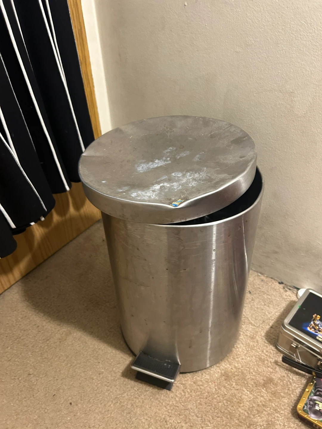 Stainless Steel Step Trash Can 🏆