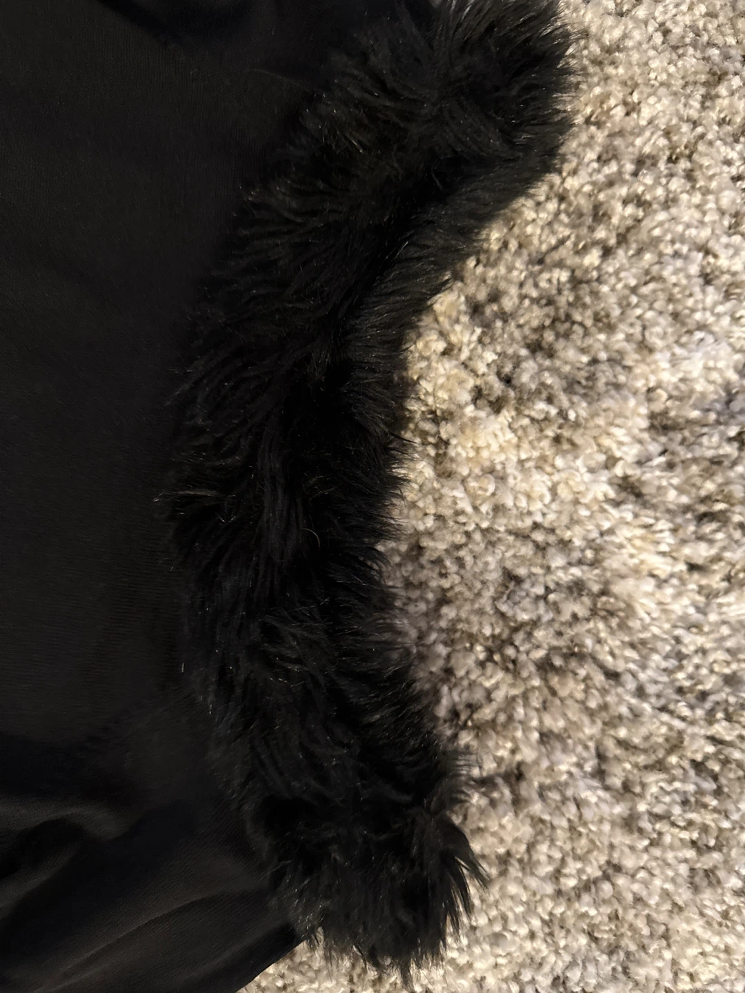 INC Black Faux Fur Trim Sweater - photo 2