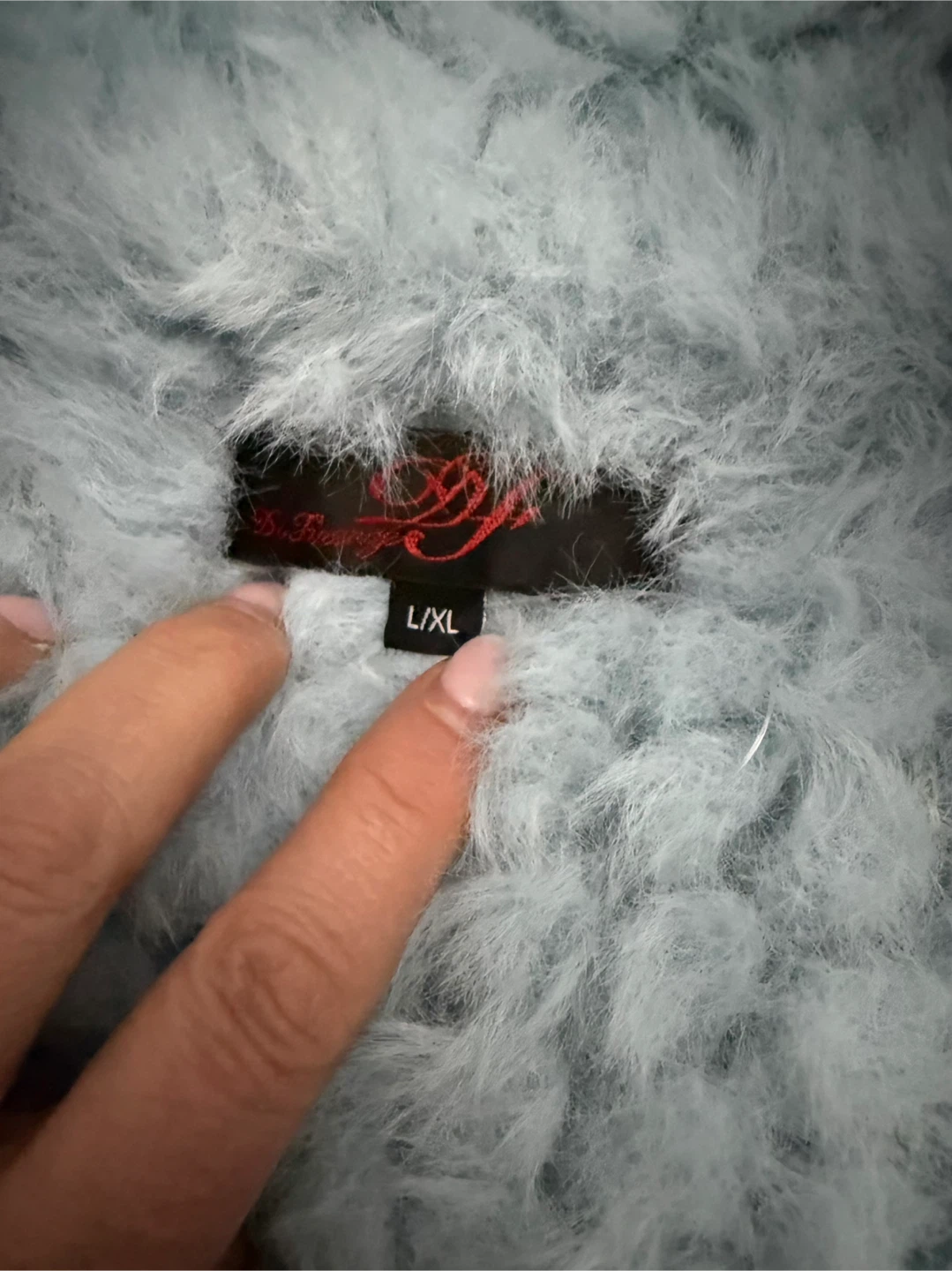 D. Fiorenza Faux Fur Vest Light Blue - photo 3