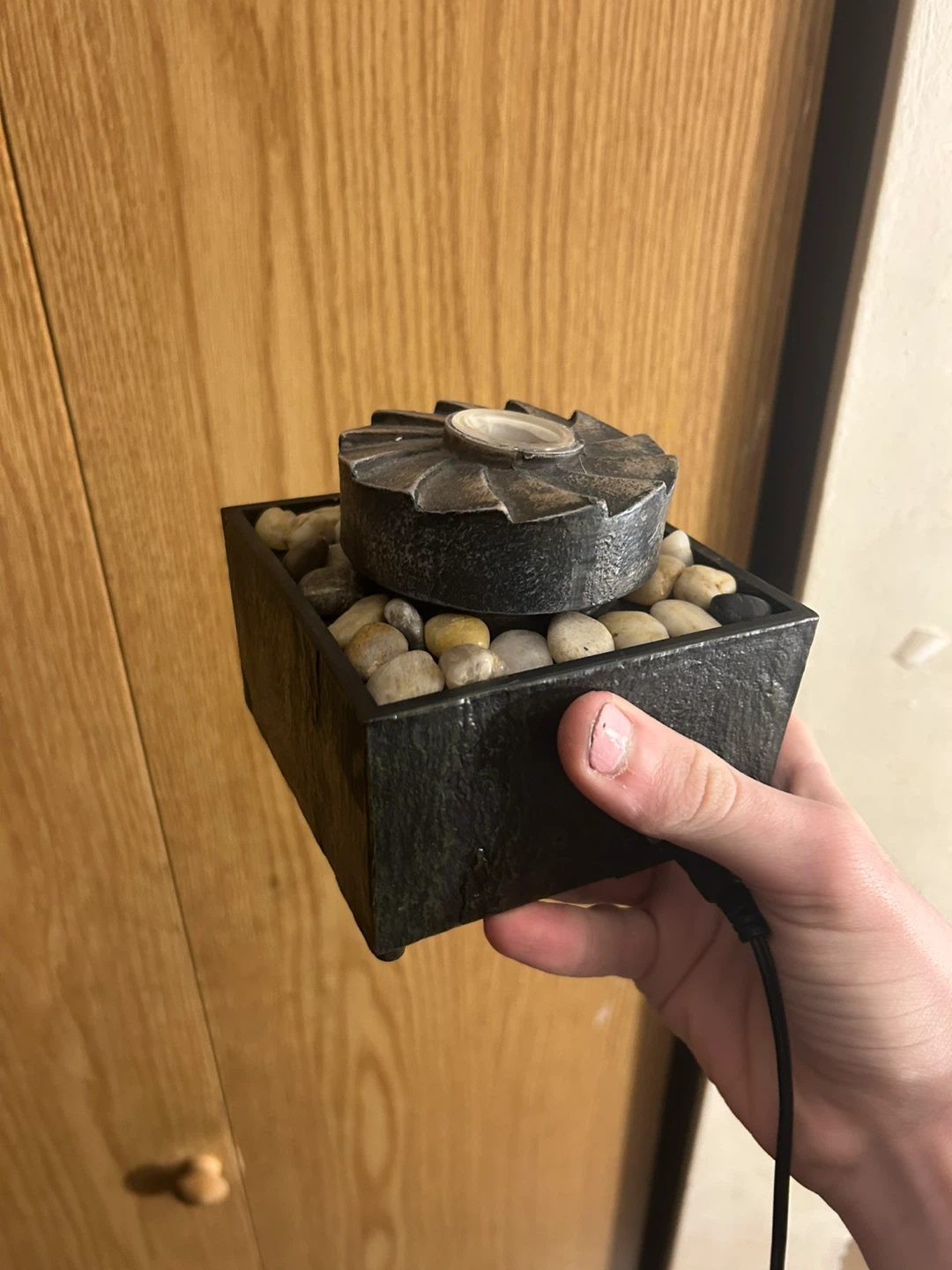 Tabletop Fountain with Stones and LED light 🏆