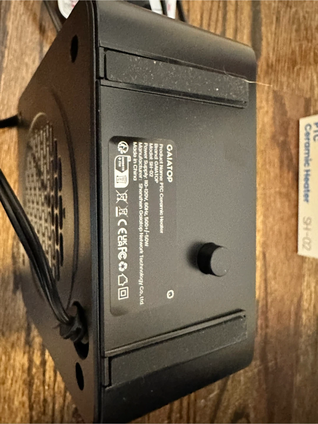 Gaiatop Ceramic Desk Heater - photo 3