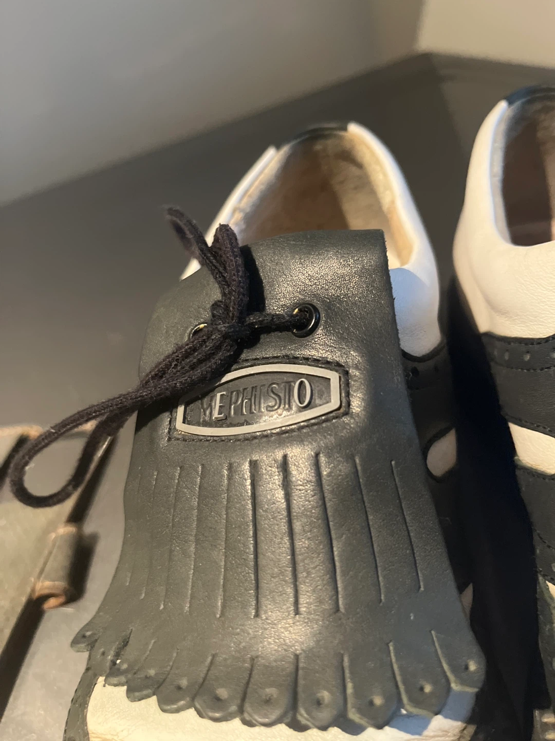 Mephisto Ladies Leather Wingtip Golf Shoes - photo 2