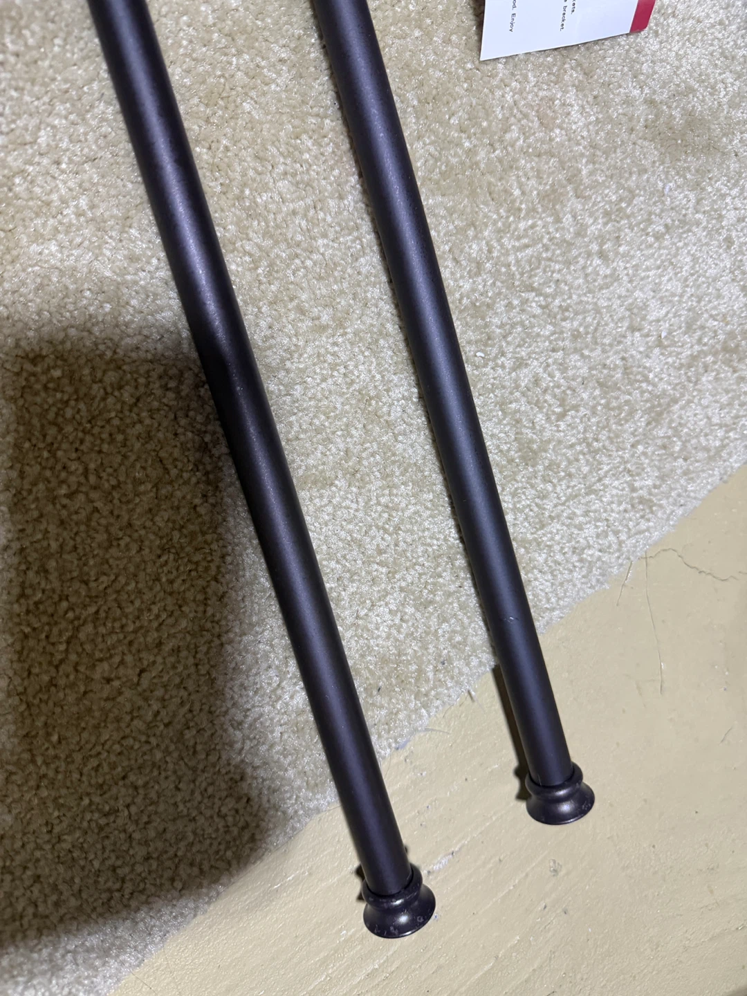 Curtain Rods 2 Pack 5/8 inch for 30 and 45 inches - photo 4