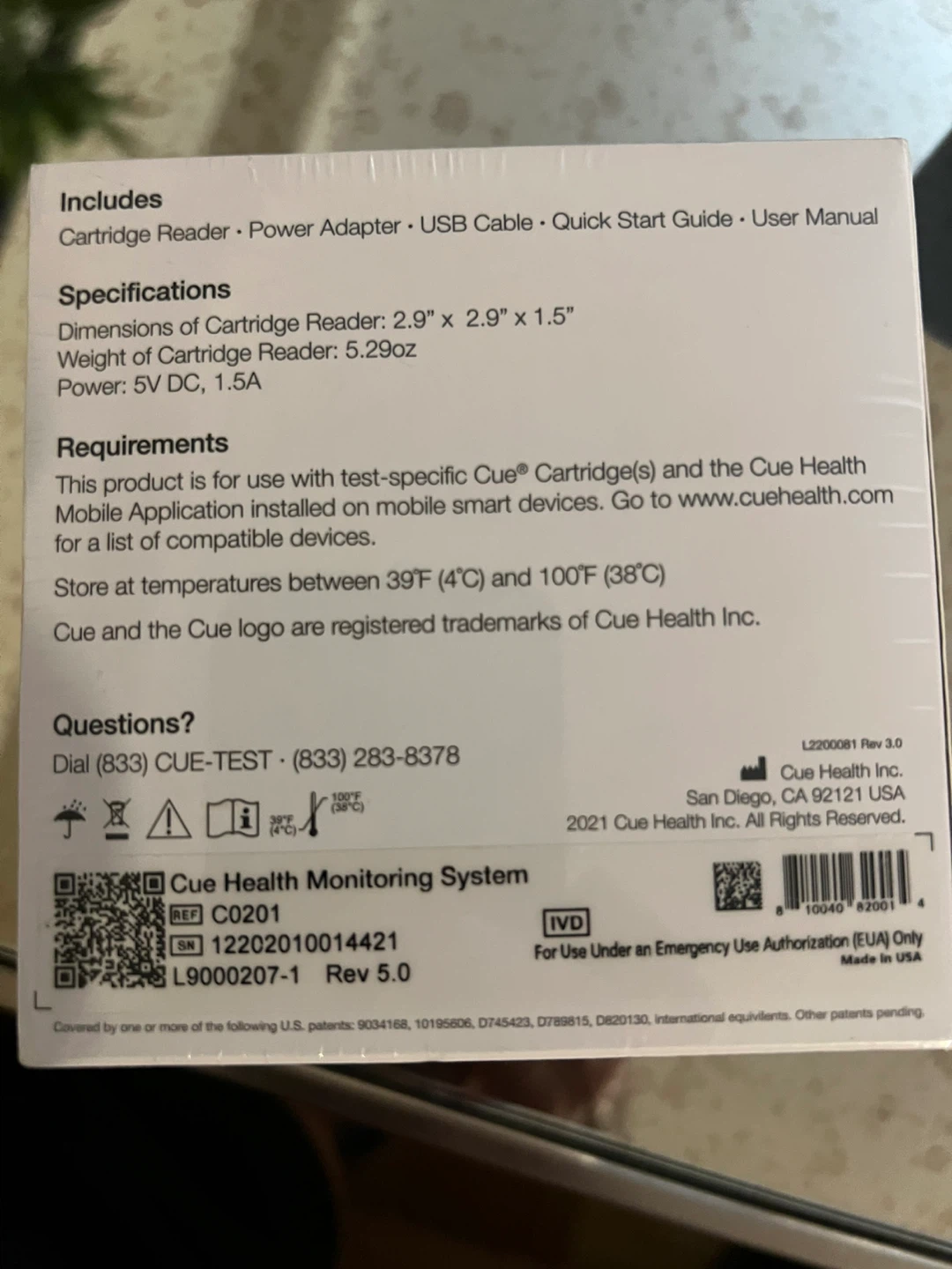 Cue Health Monitoring System - photo 4