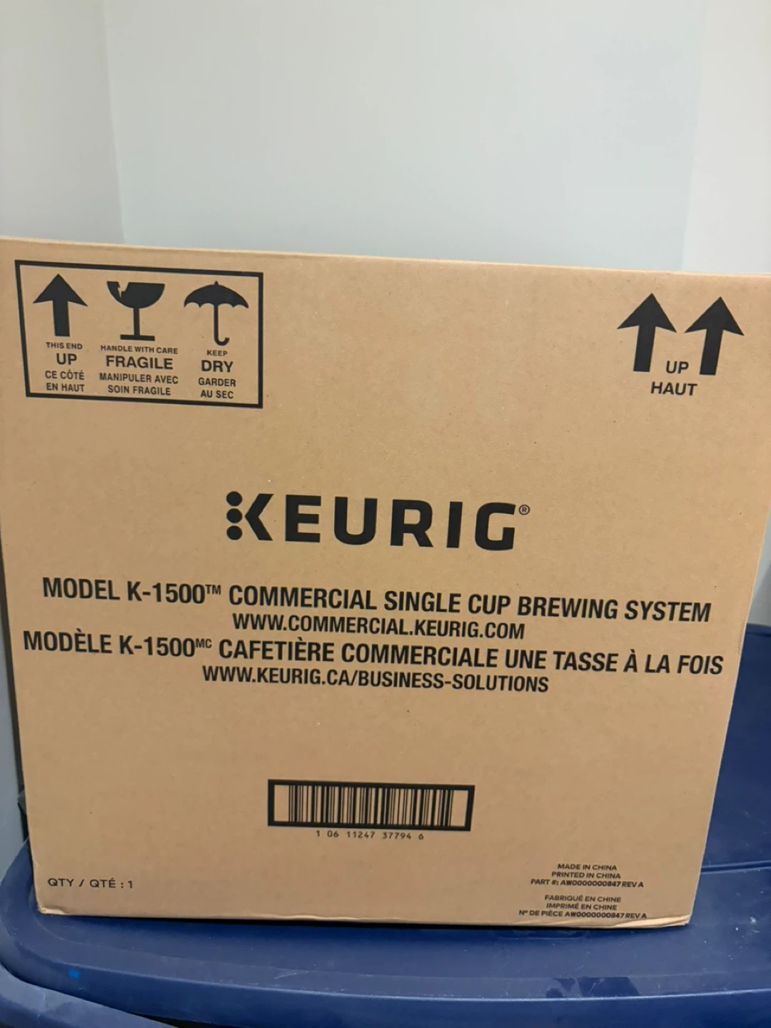Keurig K-1500 Single Cup Brewing System system