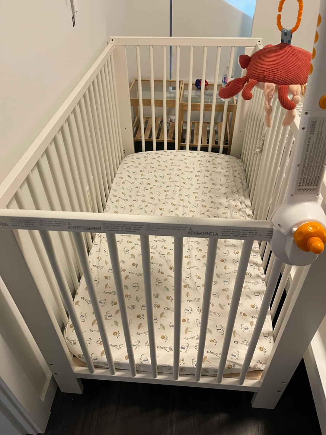 White crib (GULLIVER) with the mattress - photo 3