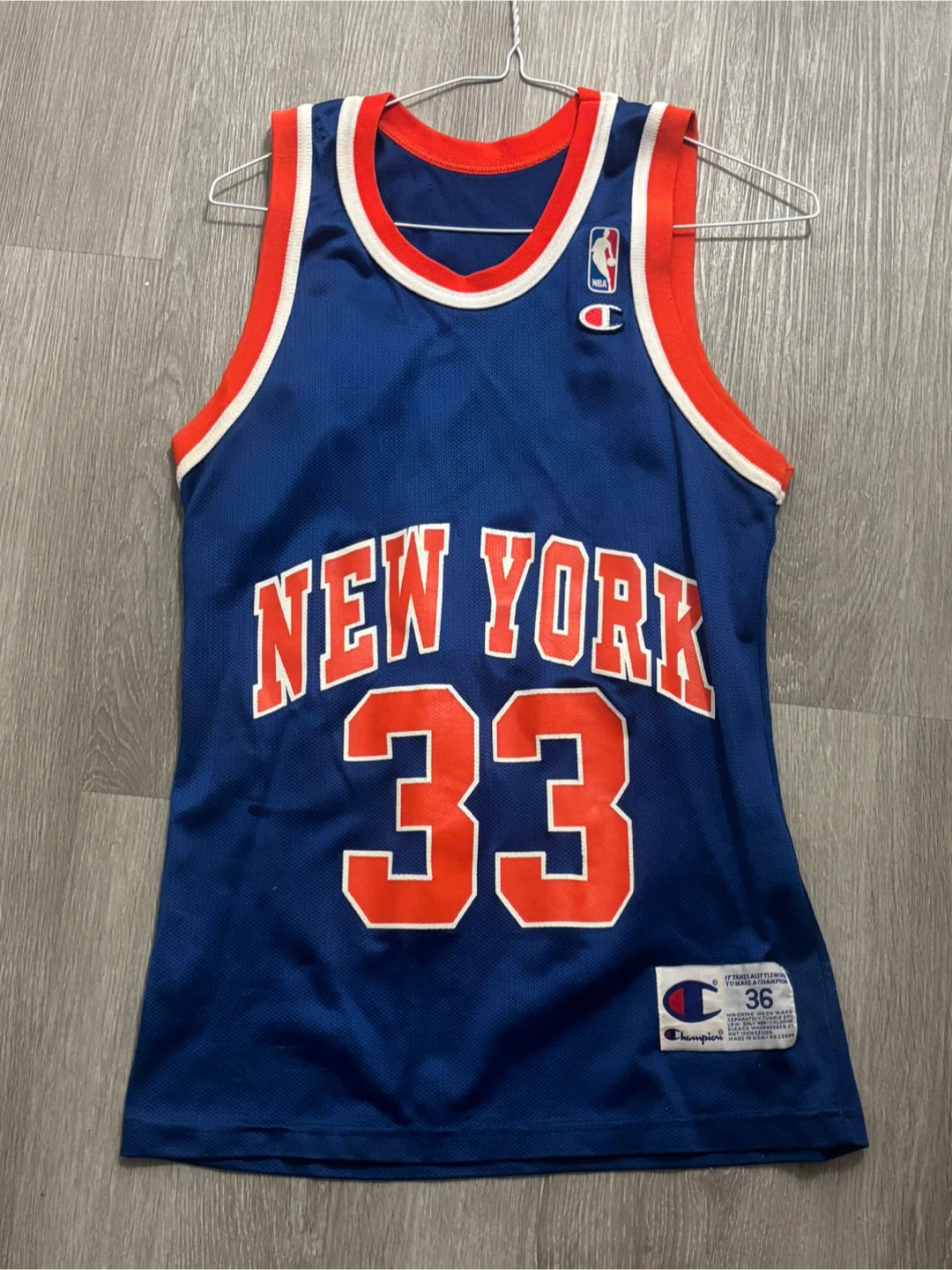 Patrick Ewing champion jersey