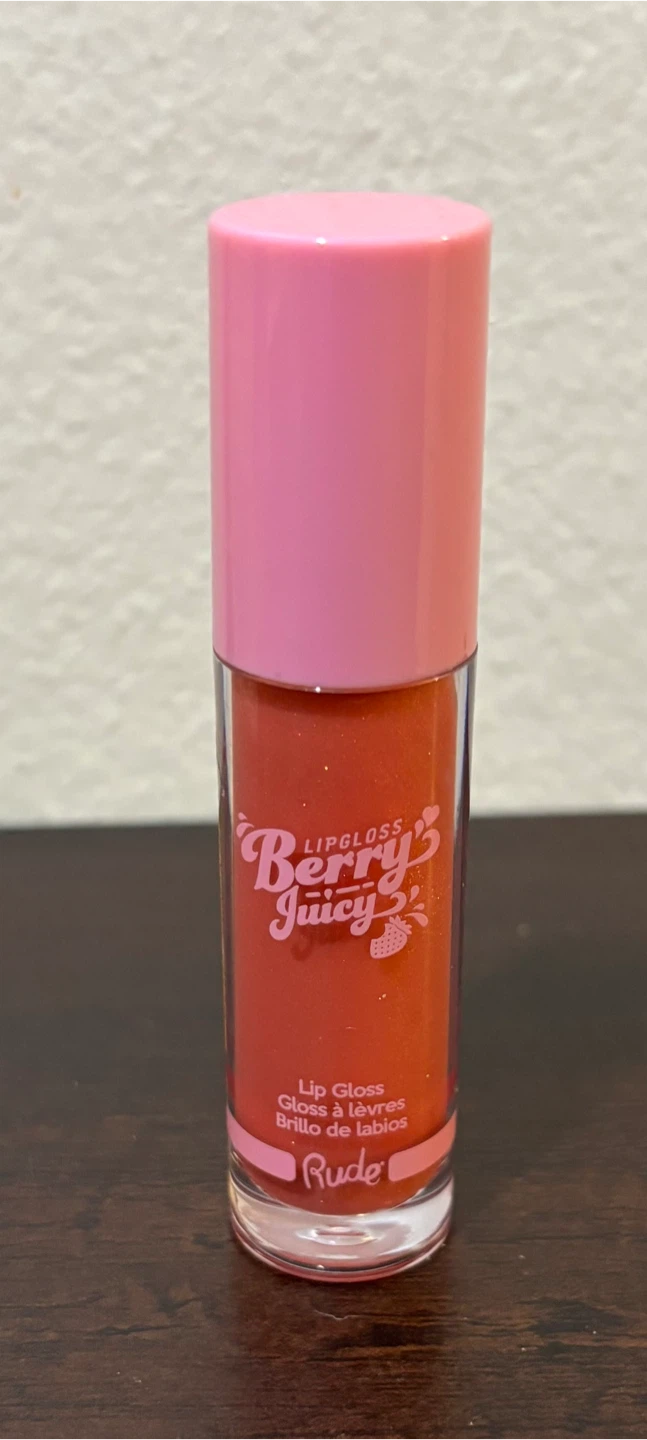NEW - Rude Lip Gloss - Berry Juicy Lovely