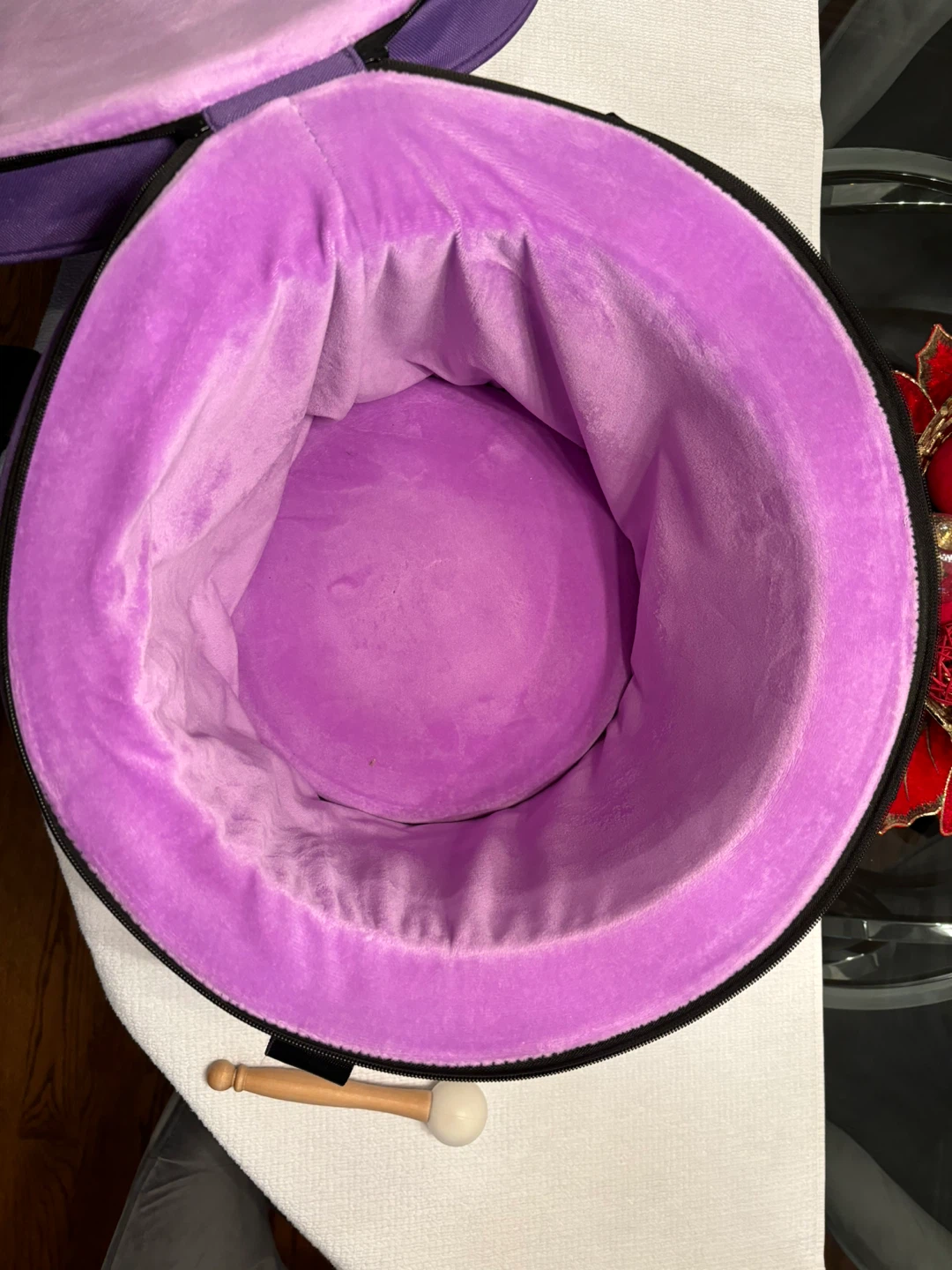 Premium 12” Frosted Quartz Singing Bowl – C4 (440Hz) - photo 5