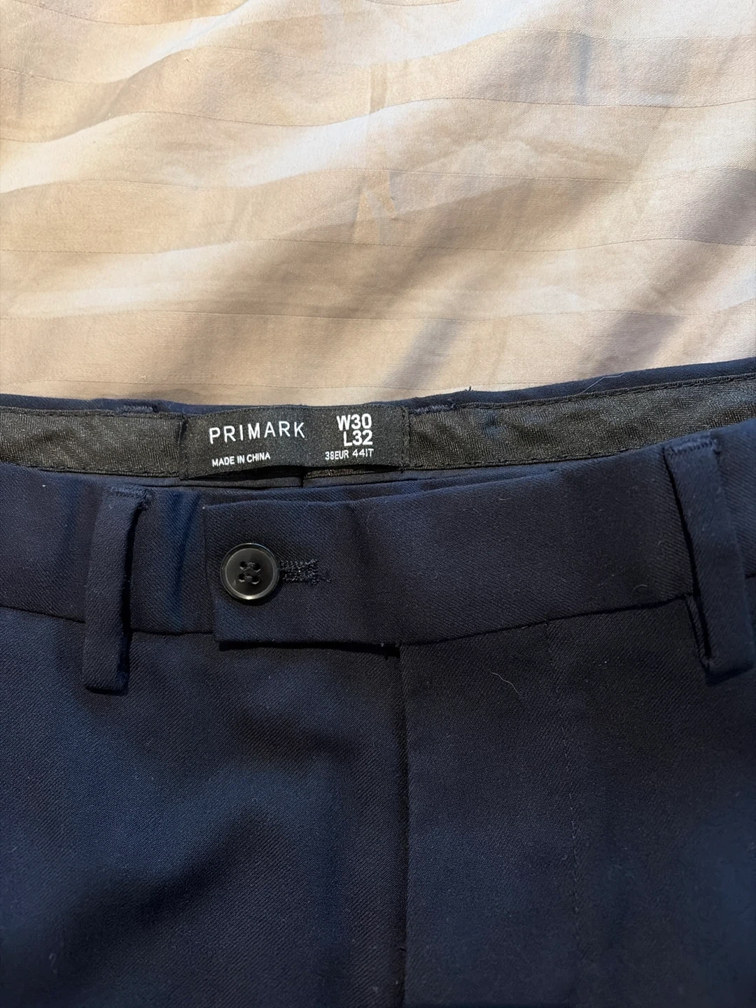 Primark Men Navy Blue Dress Pants W30, L32 - photo 2