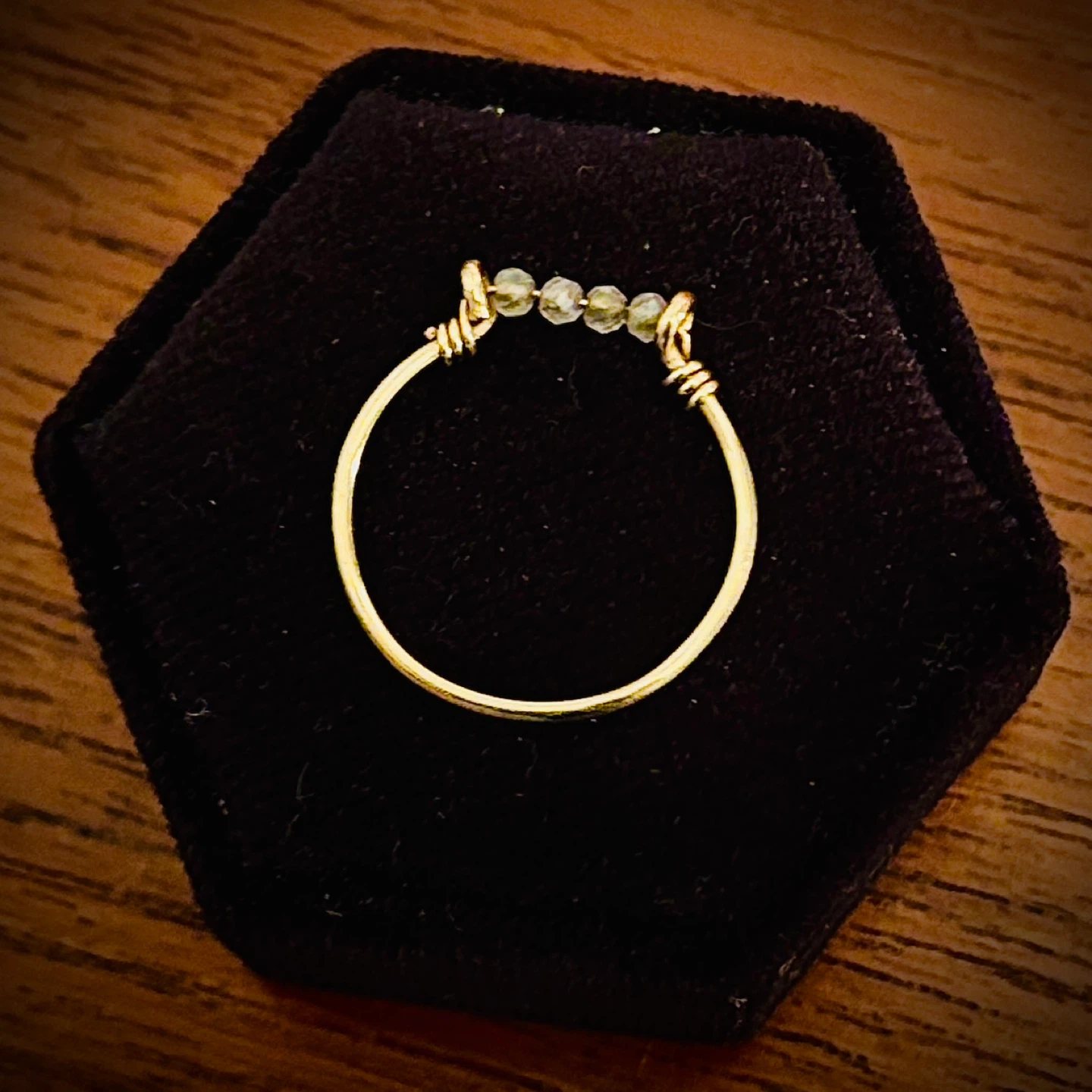 10k Gold Ring with Purple Sapphires - photo 2
