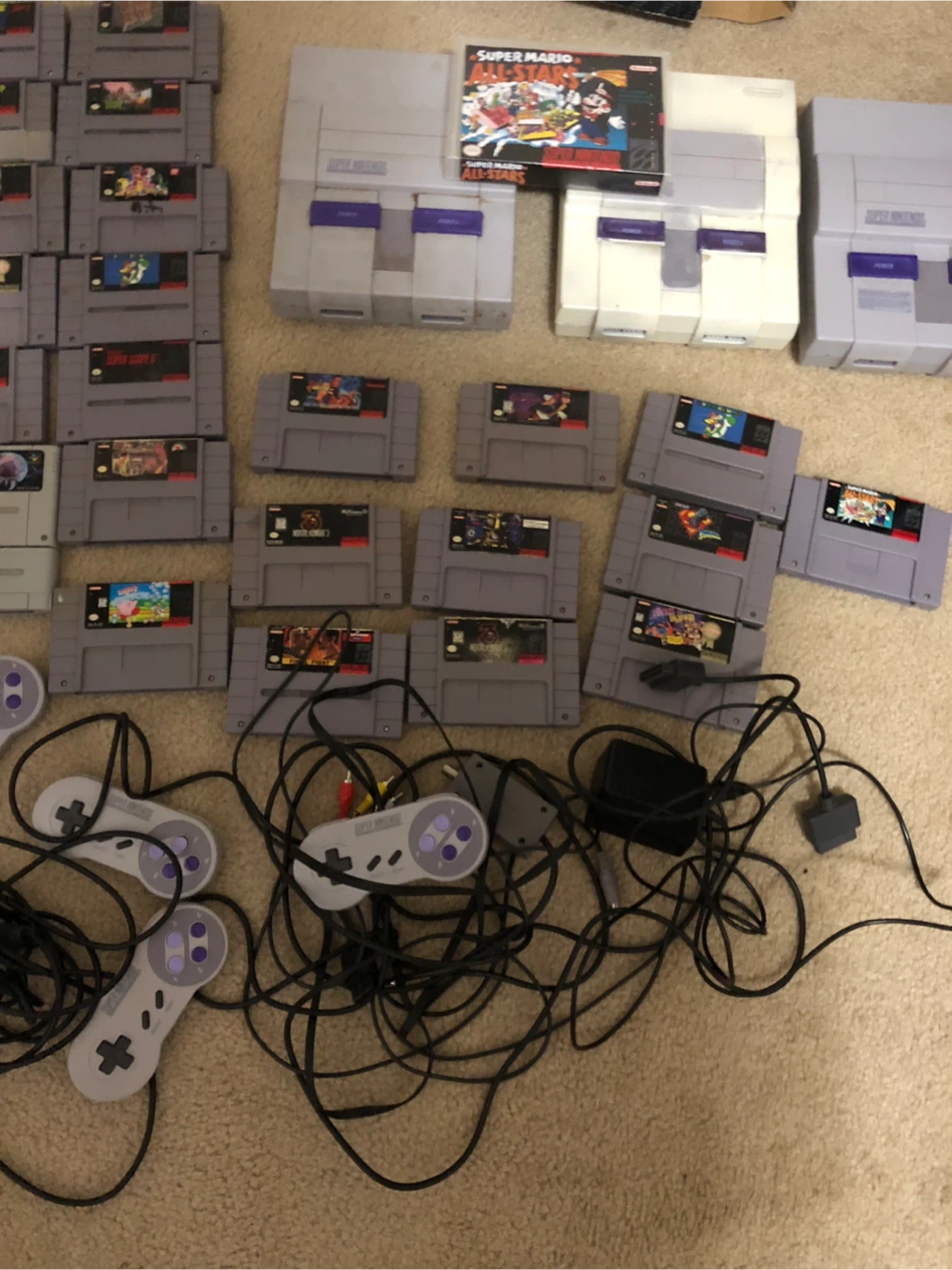 Snes Console with Games and Accessories - photo 3