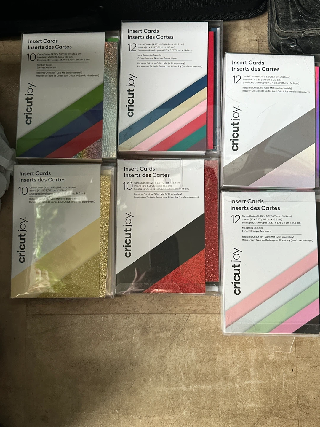 Cricut Joy Assorted Lot: Vinyls, Inks, Mats and Cards 🏆