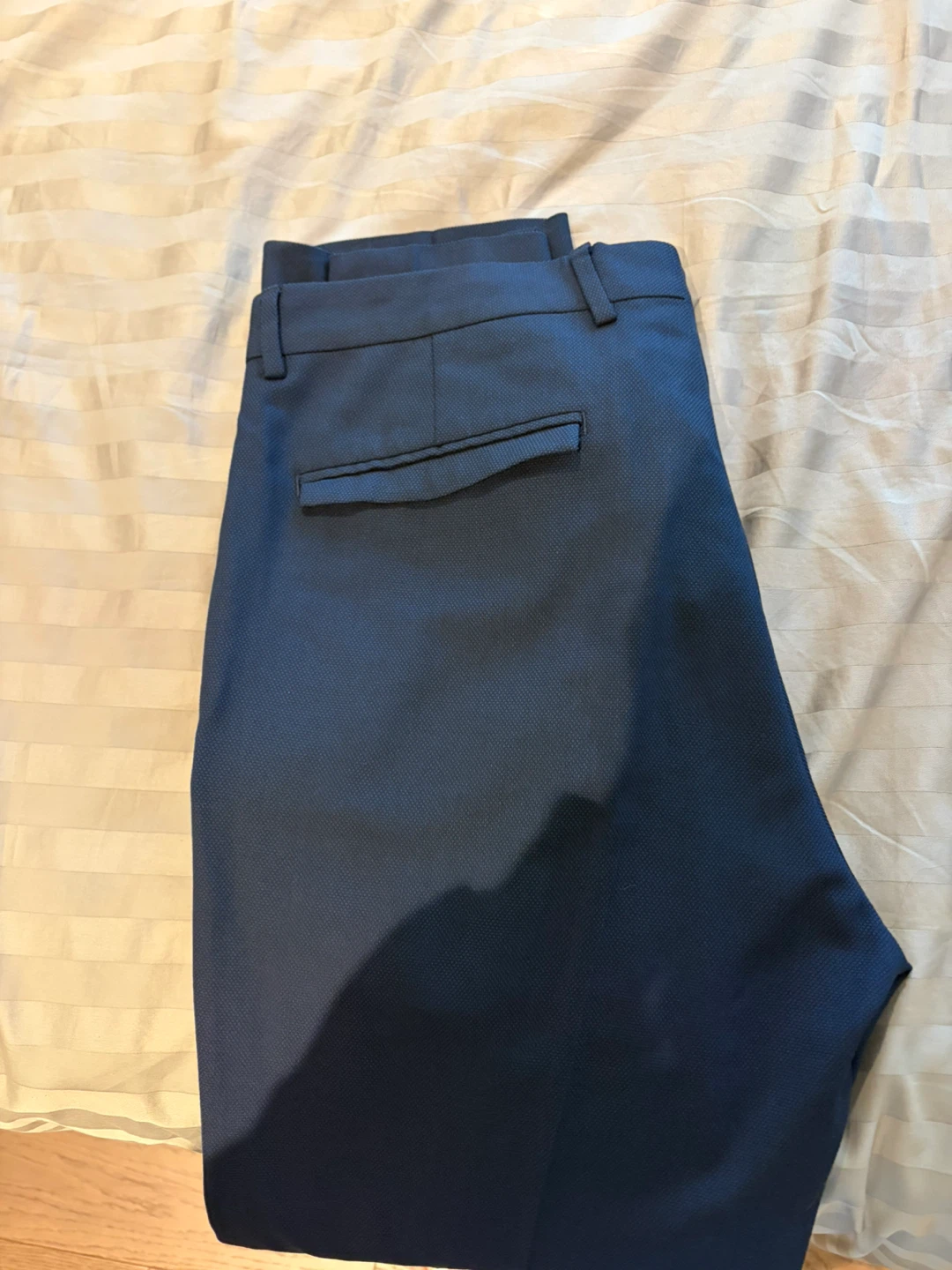 Zara Man Blue Patterned Dress Pants Size 34 - photo 3