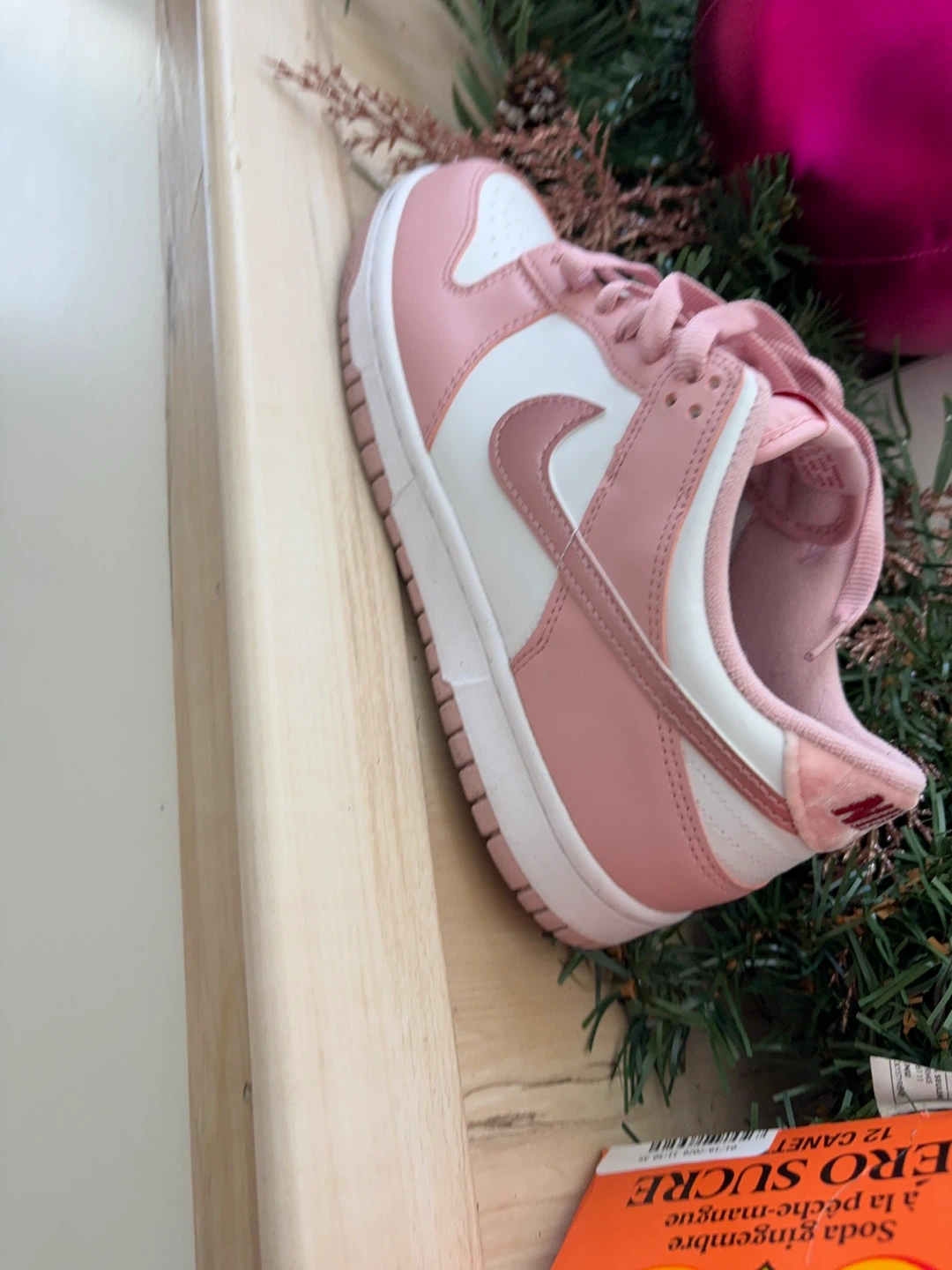 Nike Pink Velvet Dunks - photo 4
