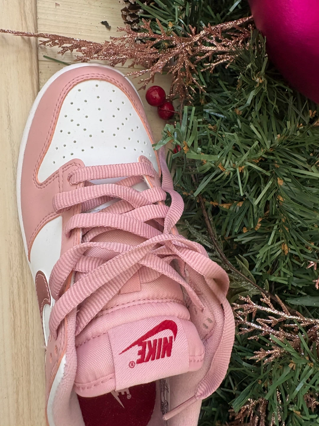 Nike Pink Velvet Dunks - photo 2